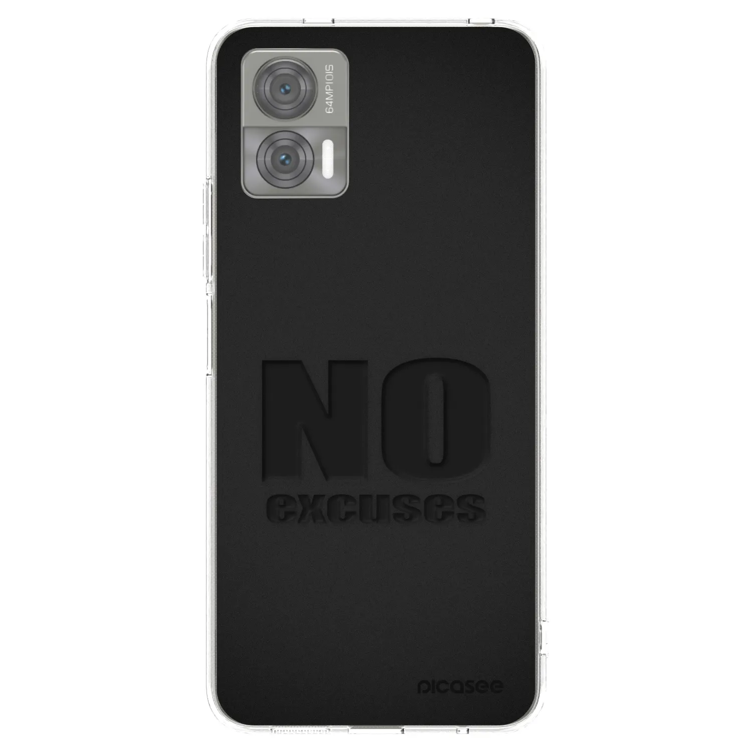 Picasee silikonska prozirna maskica za Motorola Edge 30 Neo - No Excuses