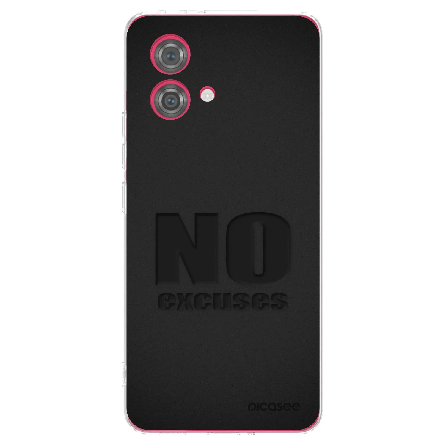 Picasee silikonska prozirna maskica za Motorola Moto G84 5G - No Excuses