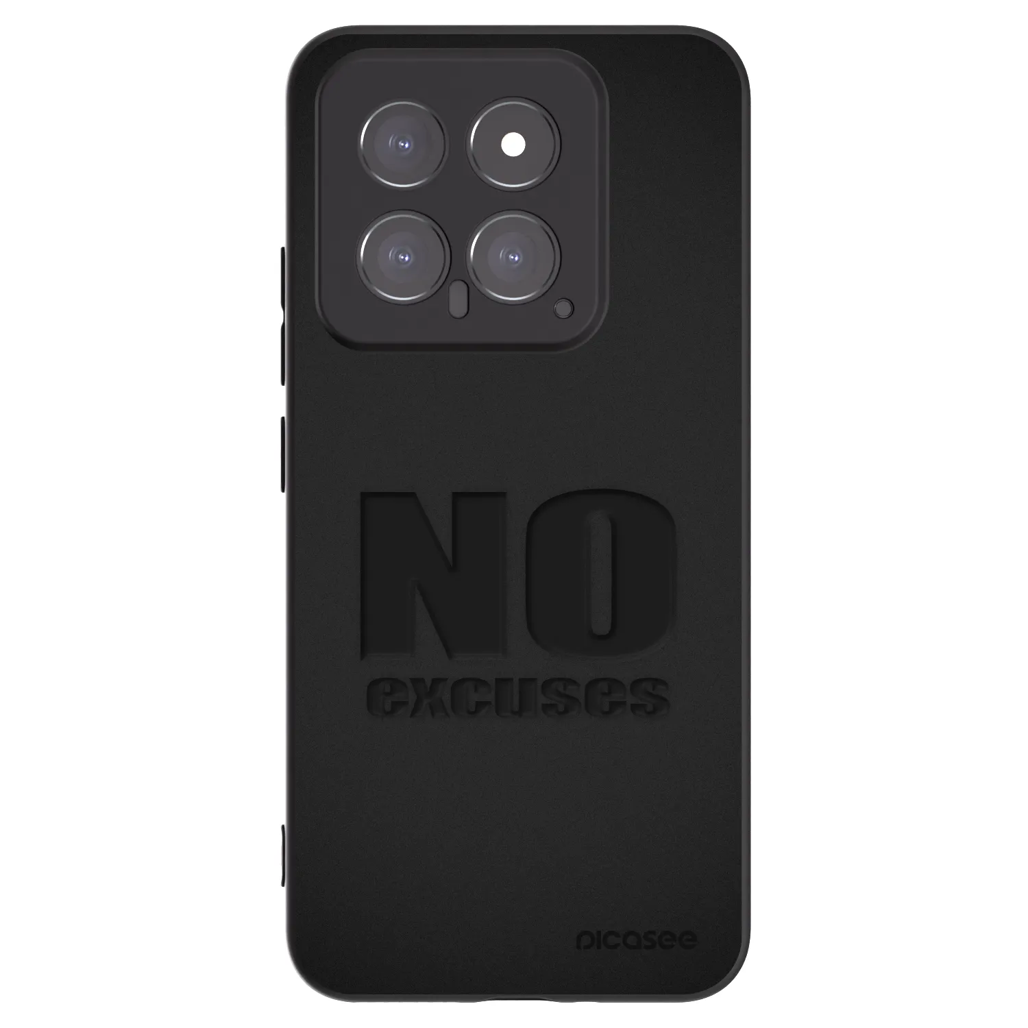 Picasee crna silikonska maskica za Xiaomi 14 - No Excuses