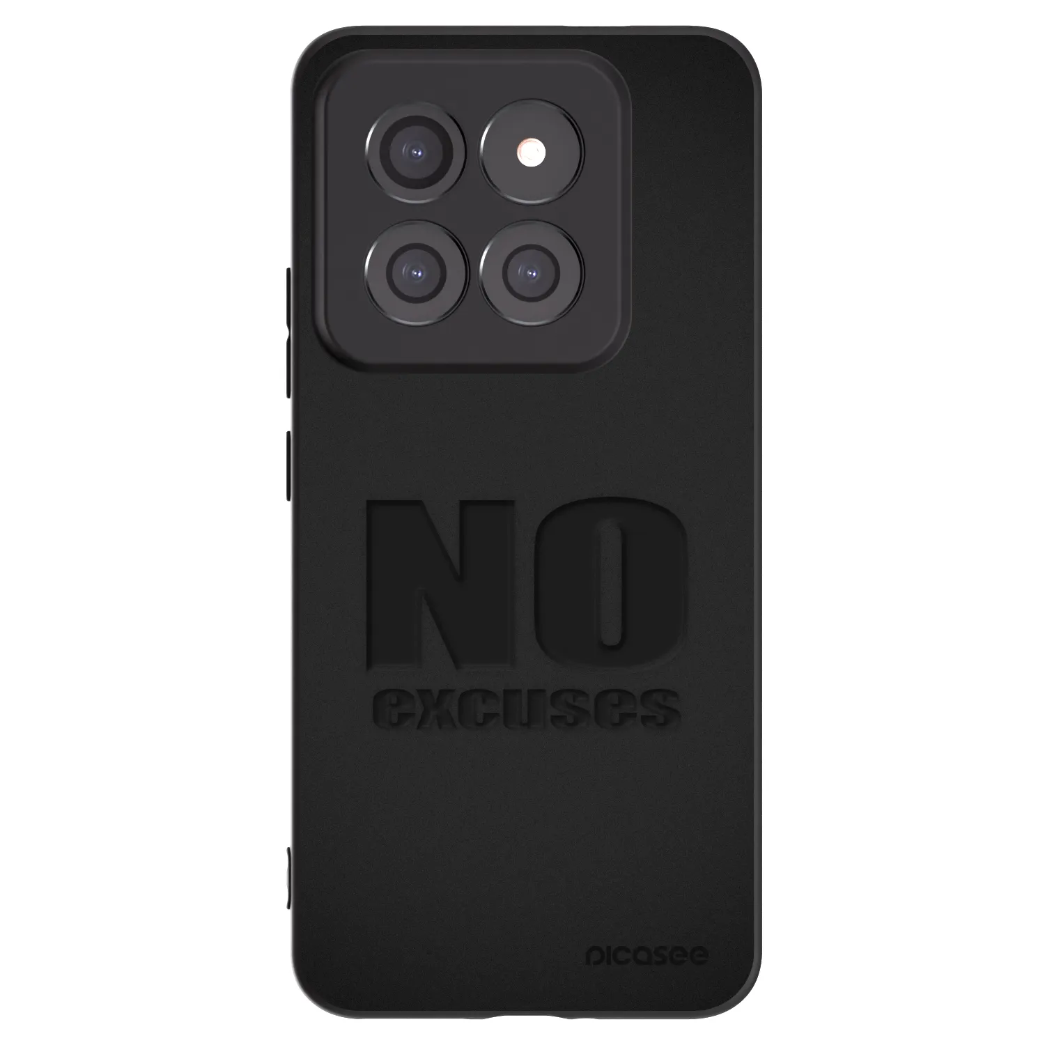 Picasee crna silikonska maskica za Xiaomi 14 Pro - No Excuses