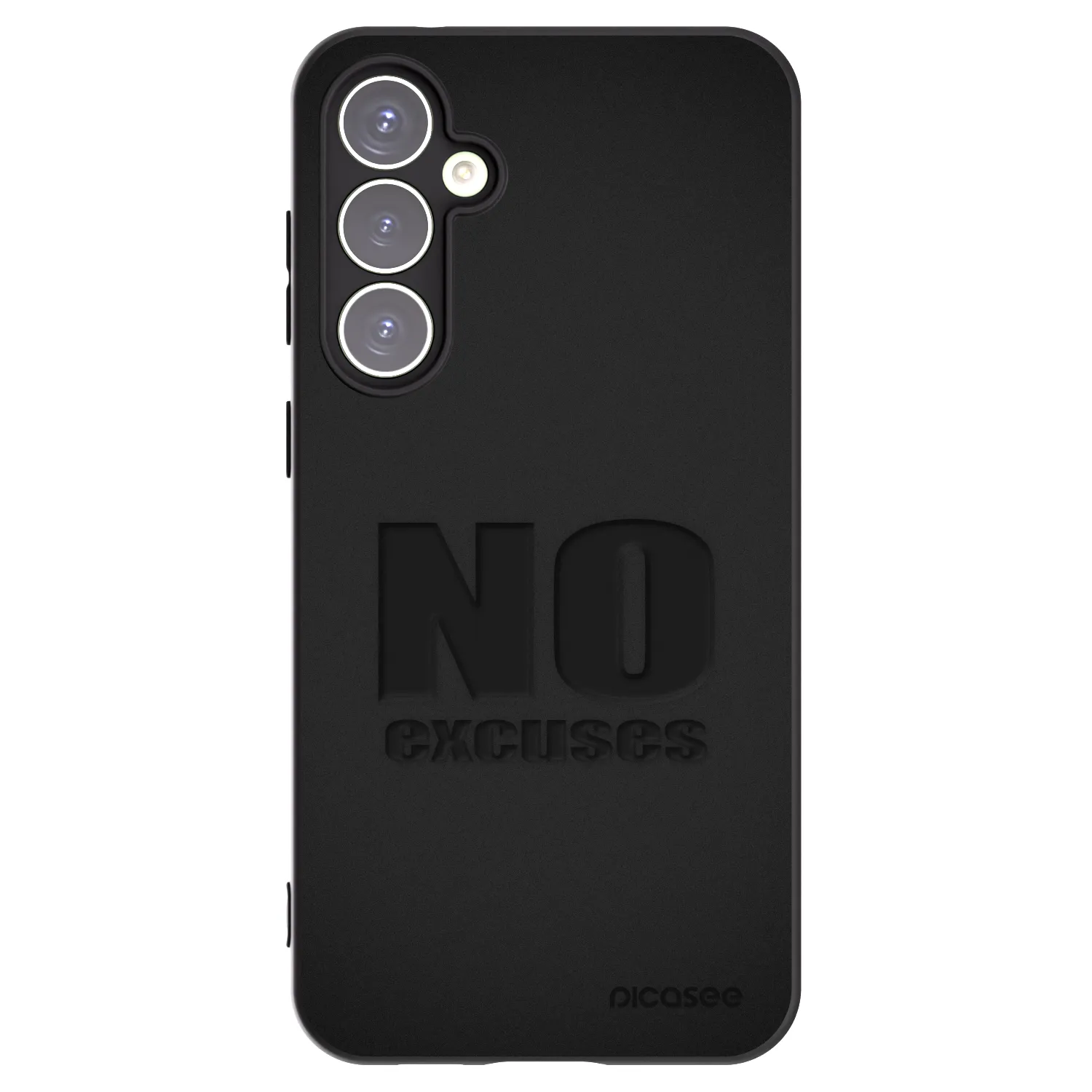Picasee crna silikonska maskica za Samsung Galaxy S23 FE S711B - No Excuses