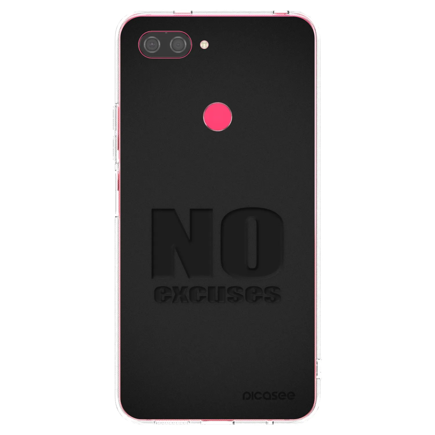 Picasee silikonska prozirna maskica za Xiaomi Mi 8 Lite - No Excuses