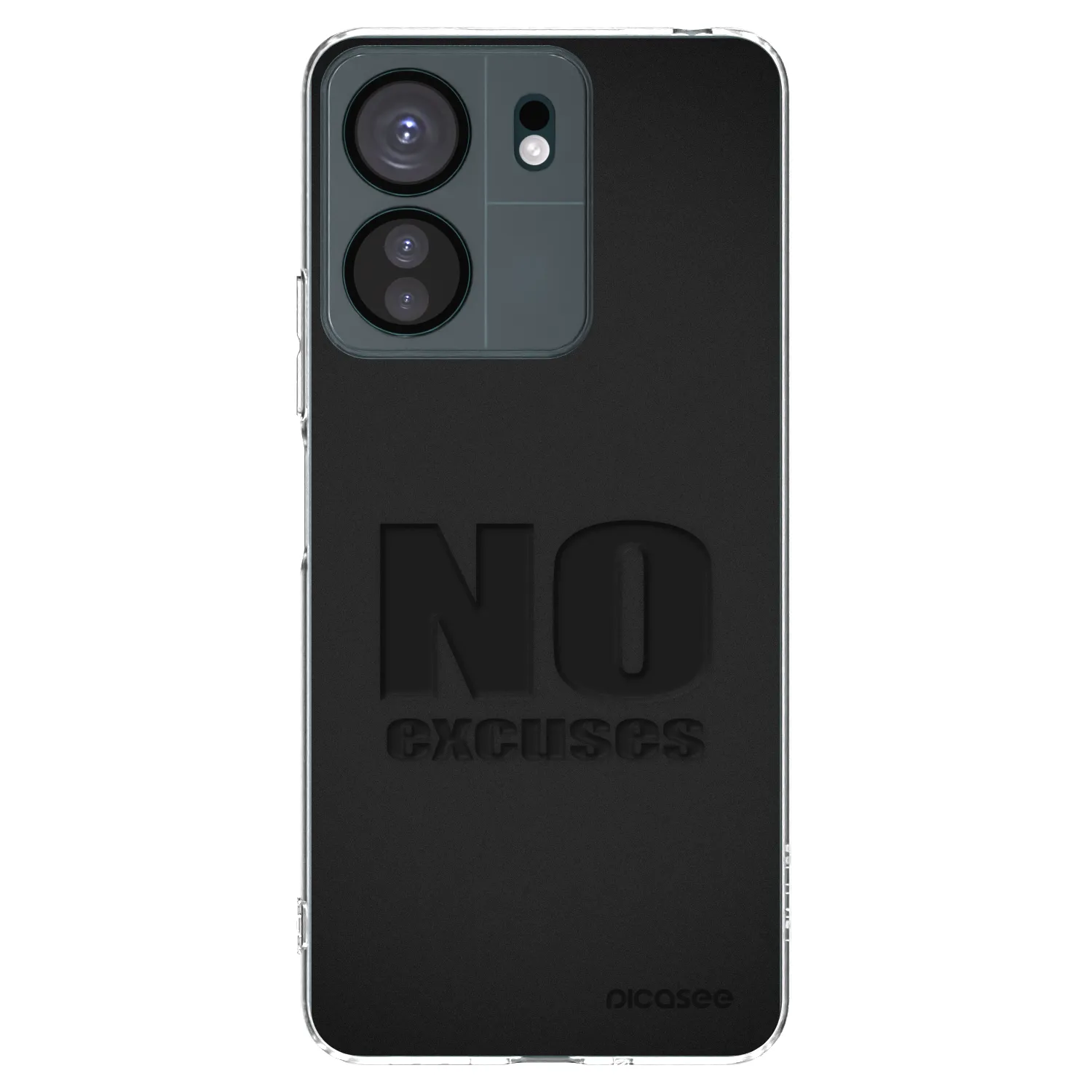 Picasee silikonska prozirna maskica za Xiaomi Redmi 13C 4G - No Excuses