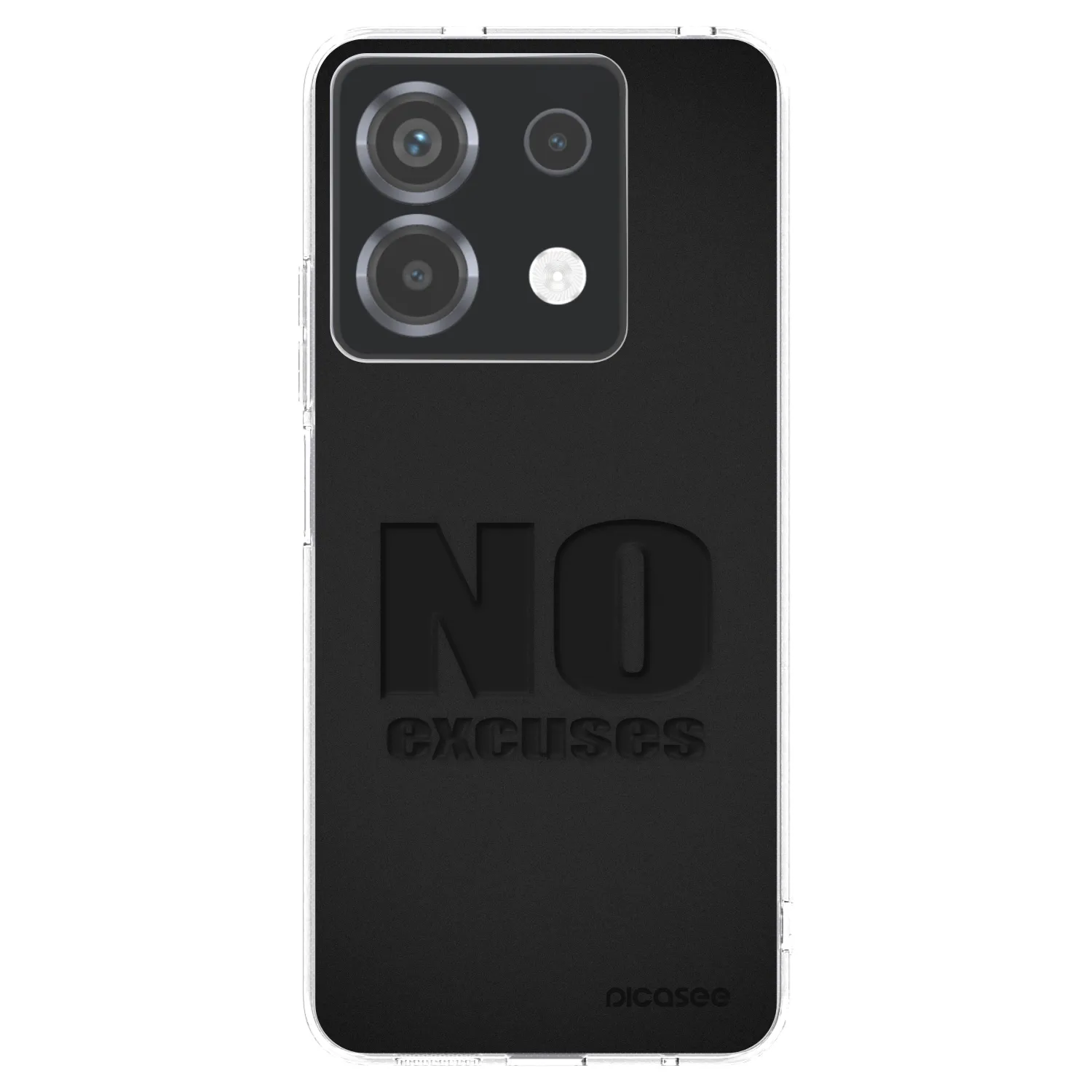 Picasee silikonska prozirna maskica za Xiaomi Poco X6 - No Excuses