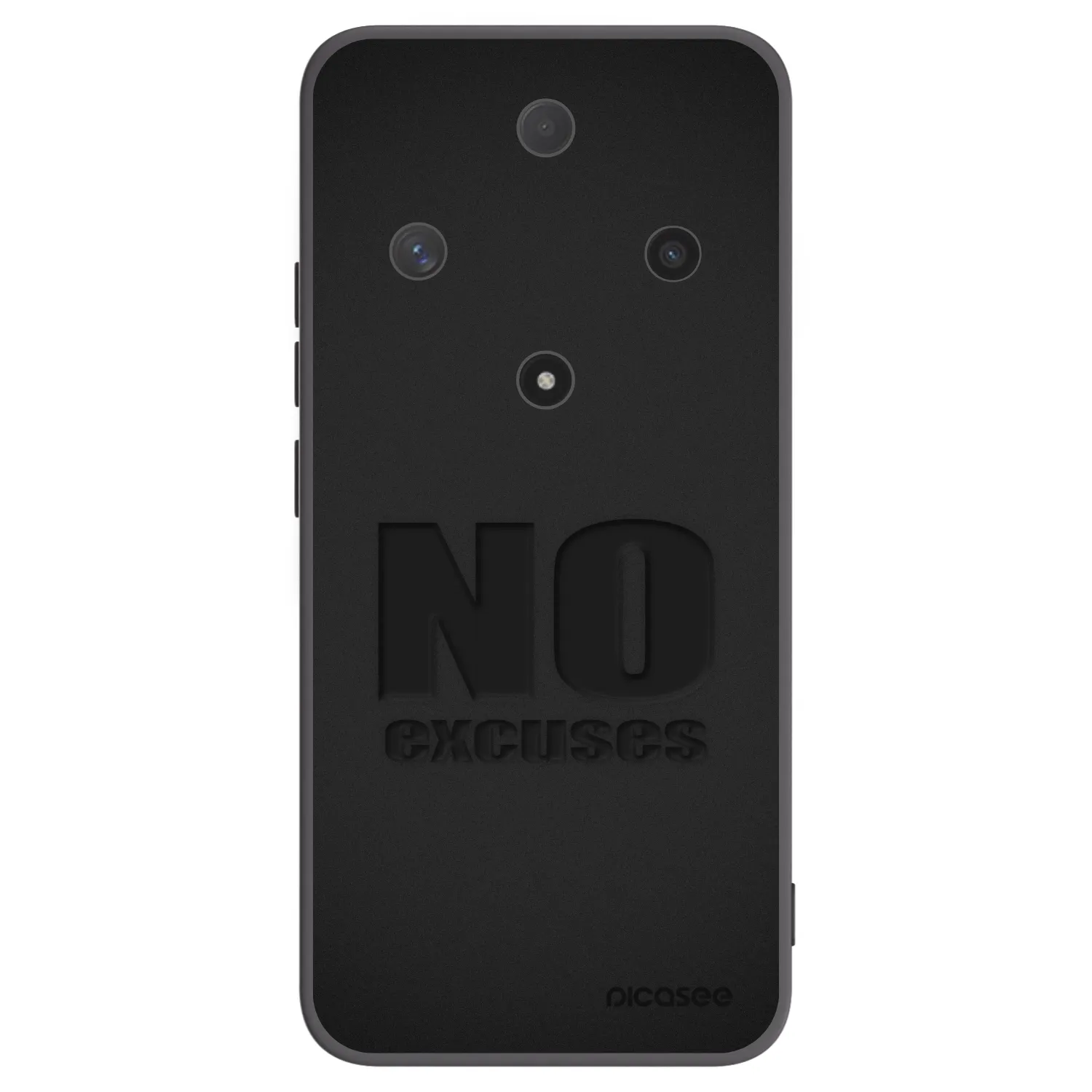 Picasee crna silikonska maskica za Honor Magic6 Lite 5G - No Excuses