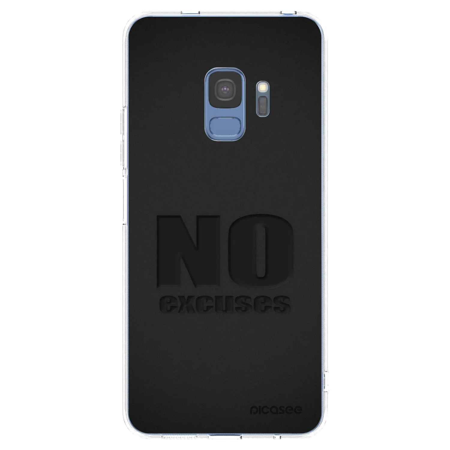 Picasee silikonska prozirna maskica za Samsung Galaxy S9 G960F - No Excuses