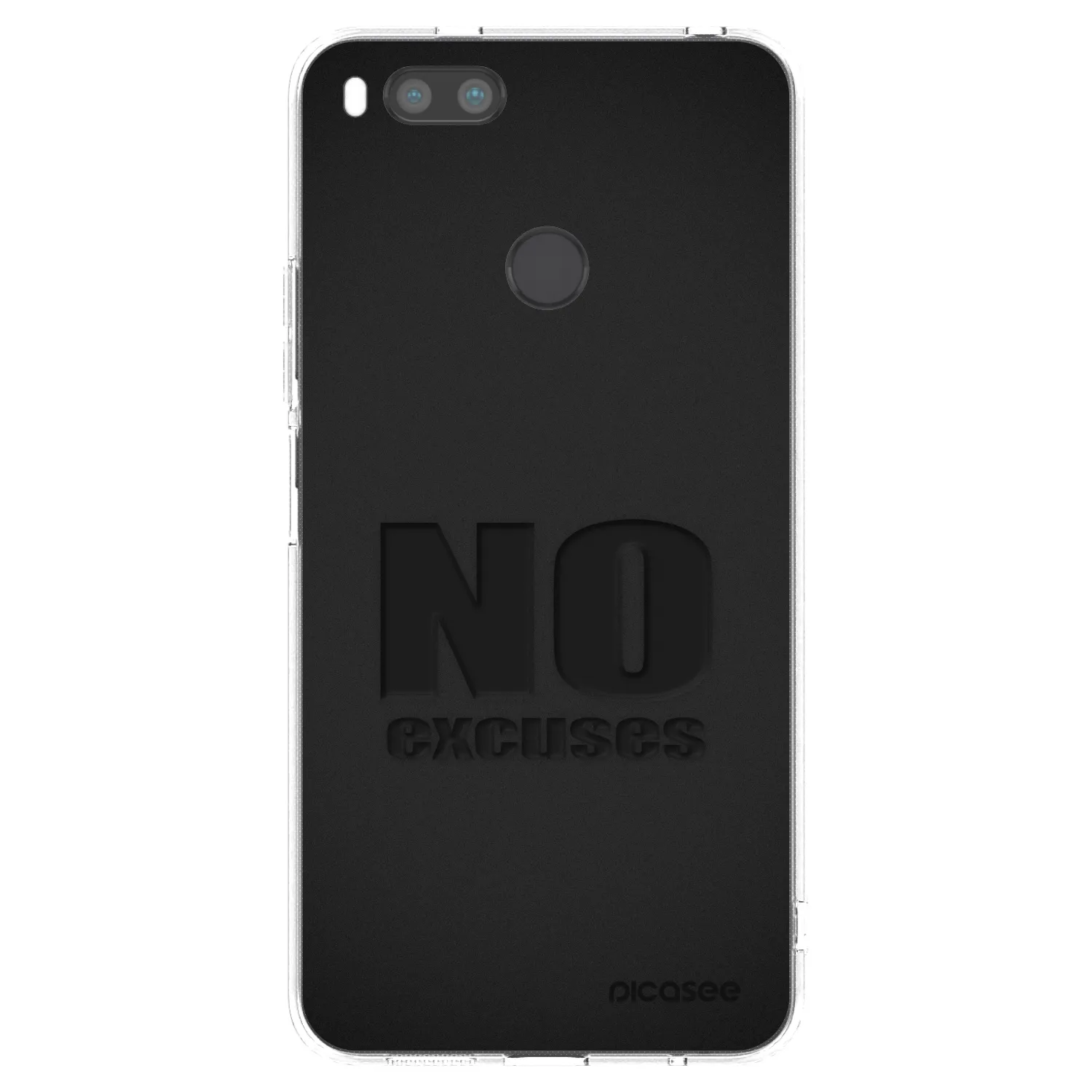 Picasee silikonska prozirna maskica za Xiaomi Mi A1 Global - No Excuses