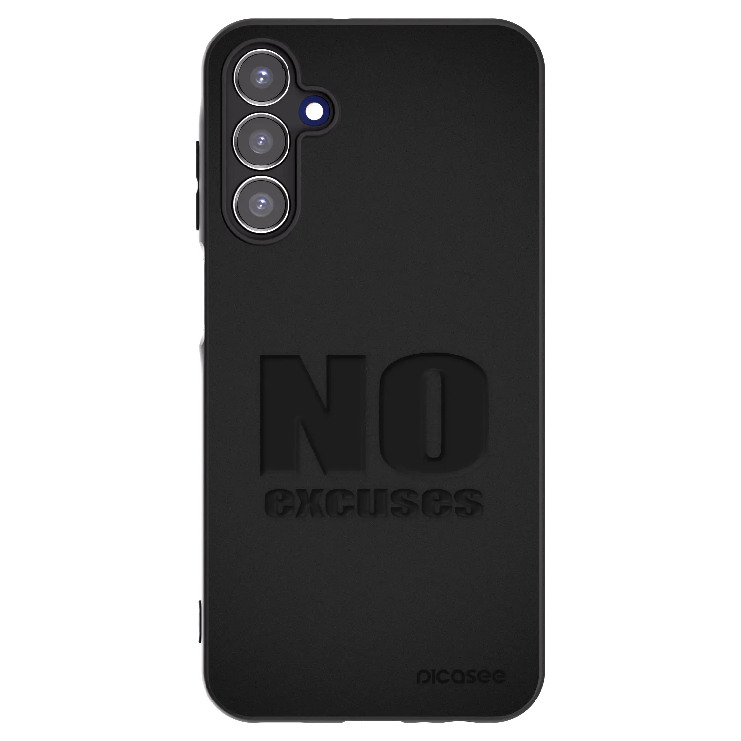 Picasee crna silikonska maskica za Samsung Galaxy A15 A156B 5G - No Excuses