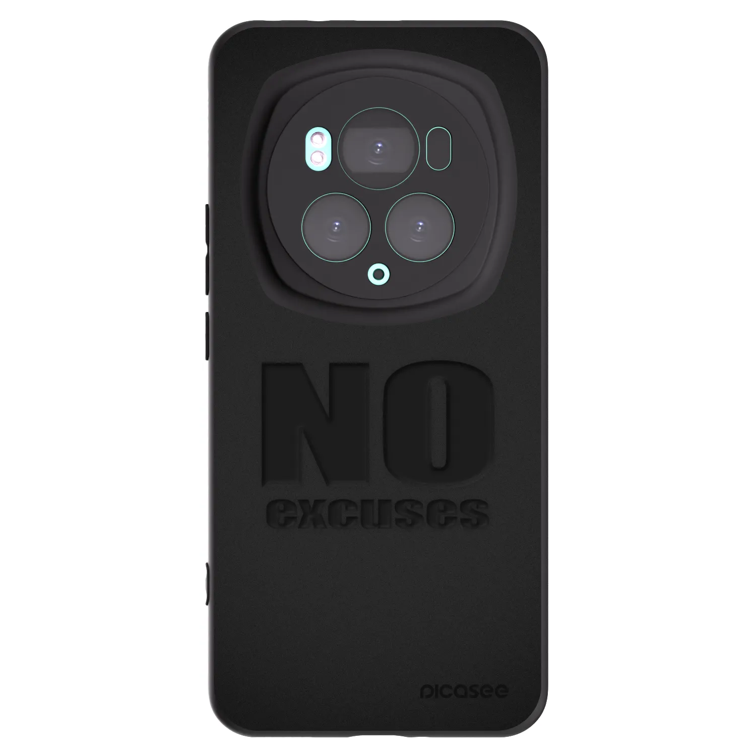 Picasee crna silikonska maskica za Honor Magic6 Pro - No Excuses