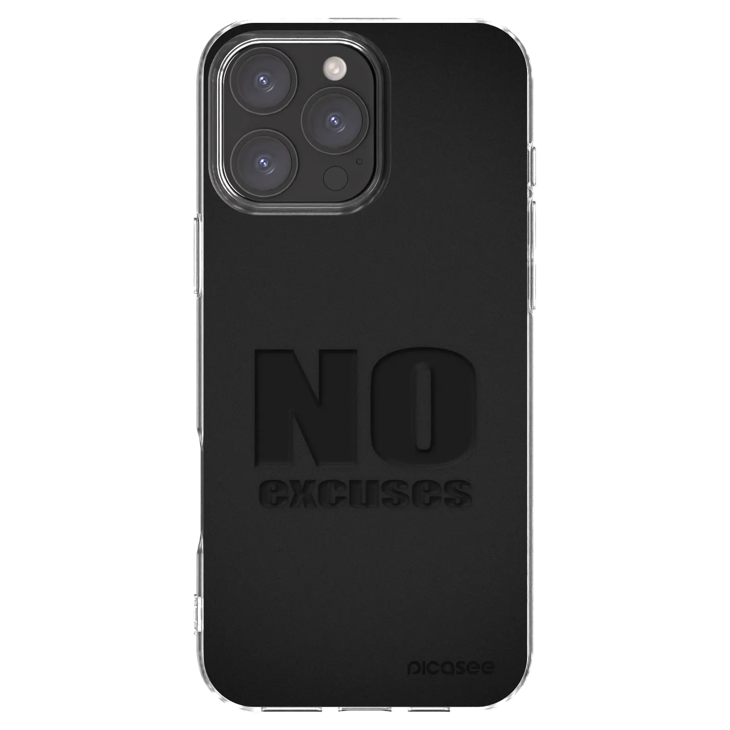 Picasee silikonska prozirna maskica za Apple iPhone 16 Pro Max - No Excuses