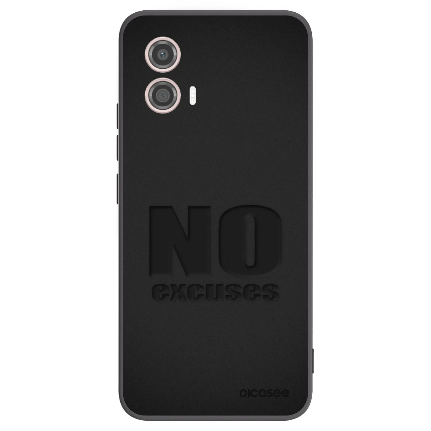 Picasee crna silikonska maskica za Motorola Moto G53 5G - No Excuses