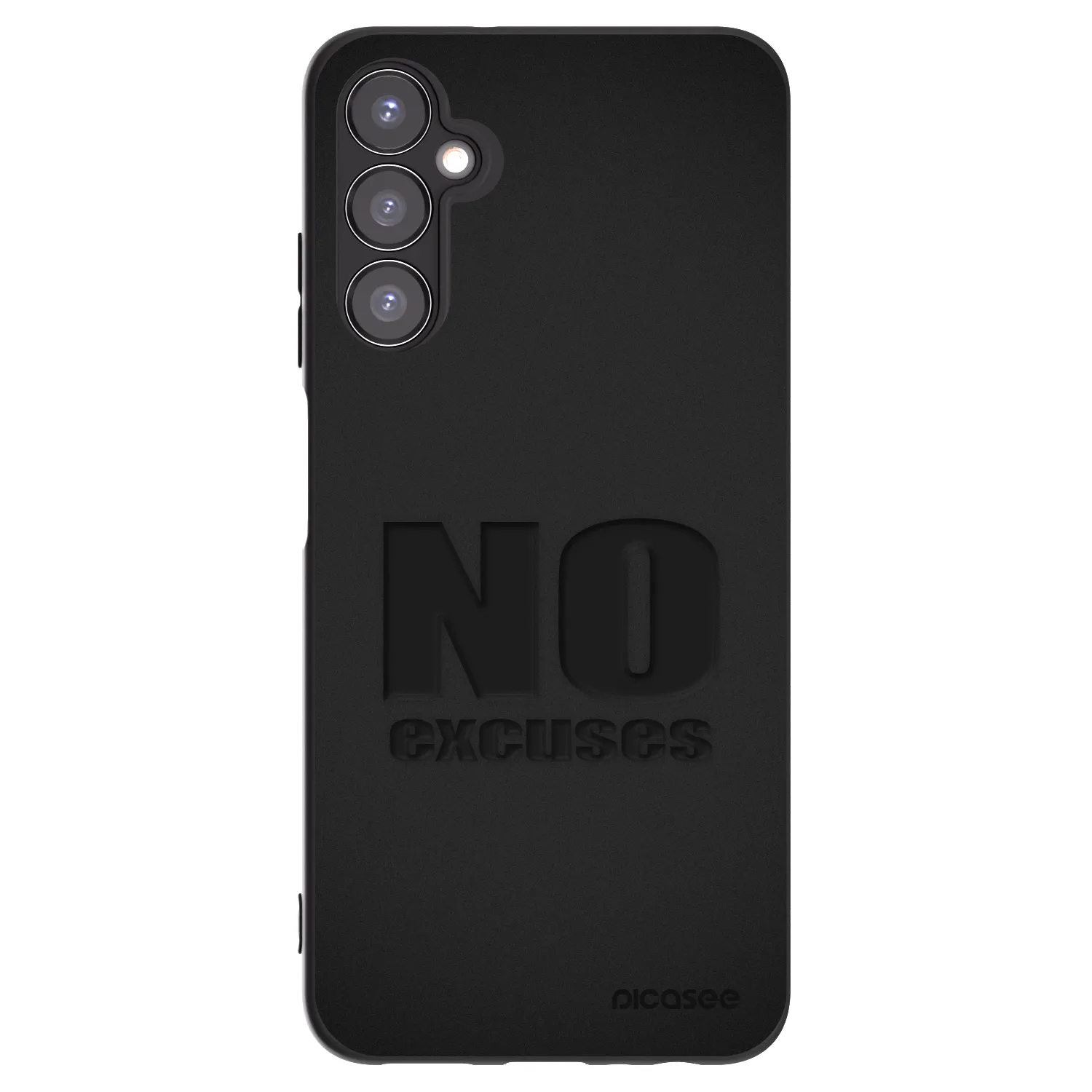 Picasee crna silikonska maskica za Samsung Galaxy A05s A057G - No Excuses
