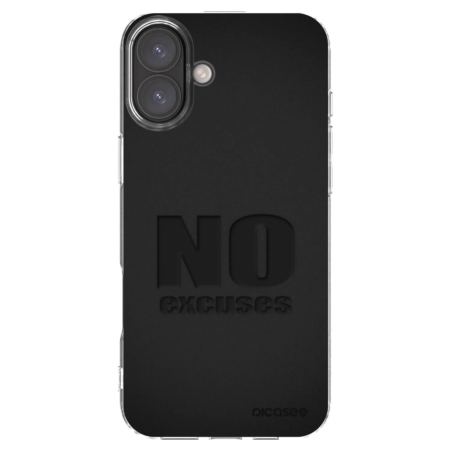 Picasee silikonska prozirna maskica za Apple iPhone 16 Plus - No Excuses