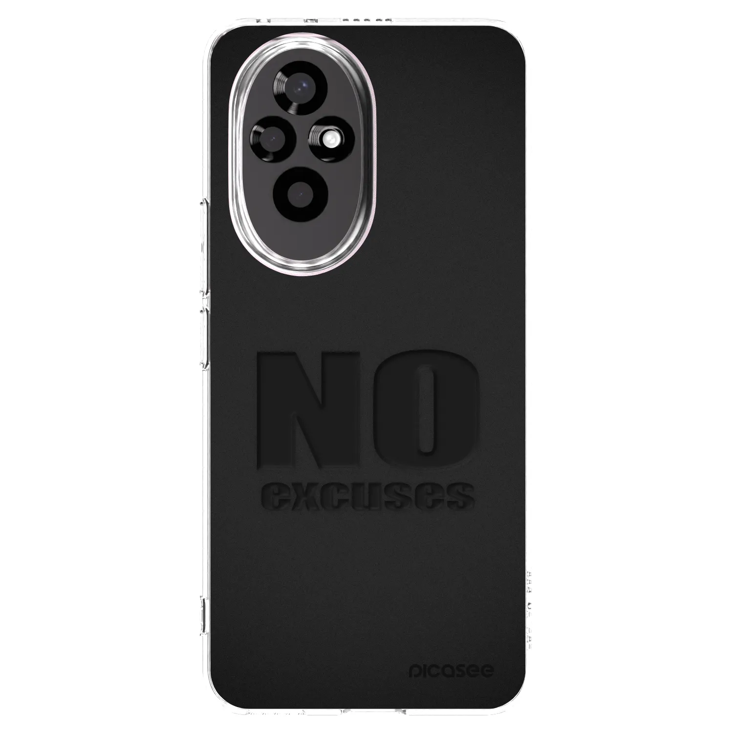 Picasee silikonska prozirna maskica za Honor 200 5G - No Excuses