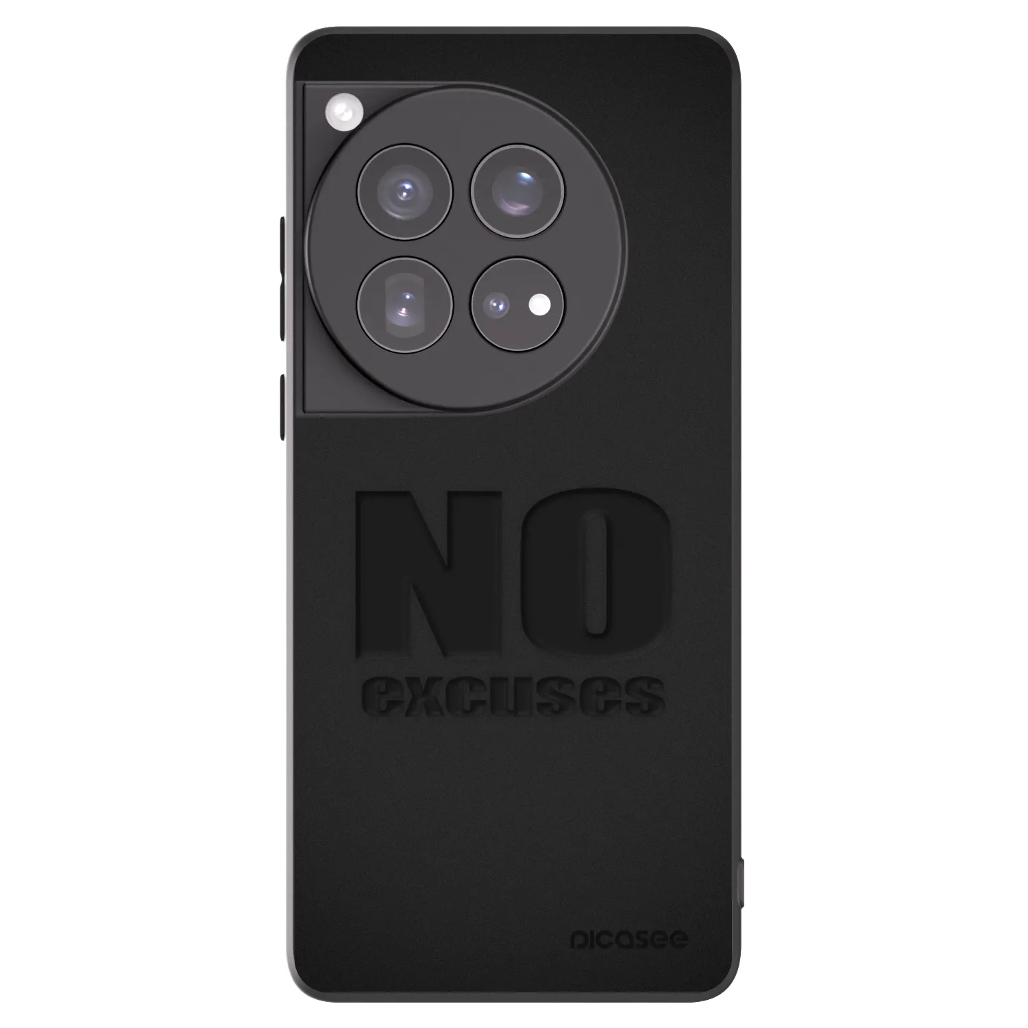 Picasee crna silikonska maskica za OnePlus 12 5G - No Excuses