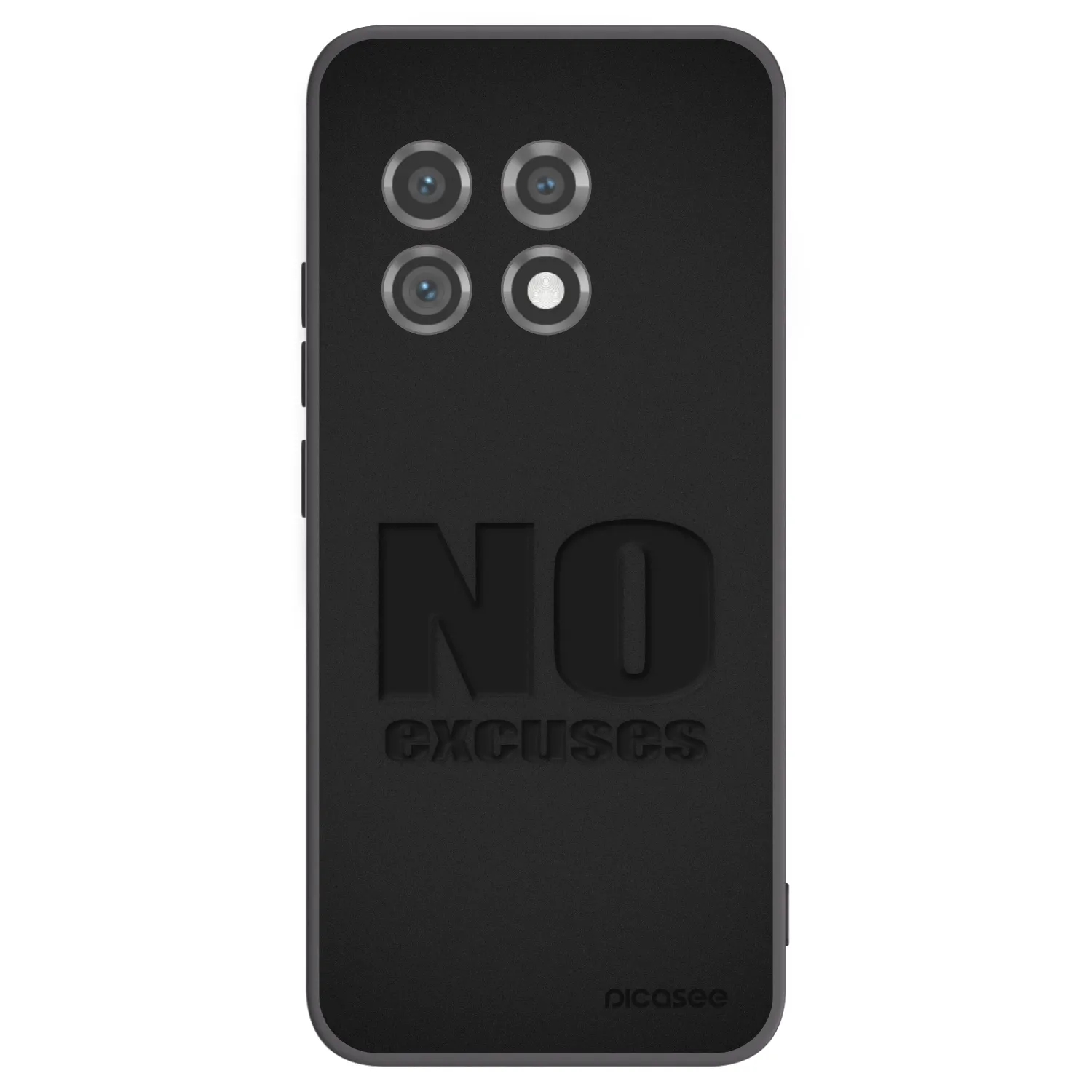 Picasee crna silikonska maskica za OnePlus 11 5G - No Excuses