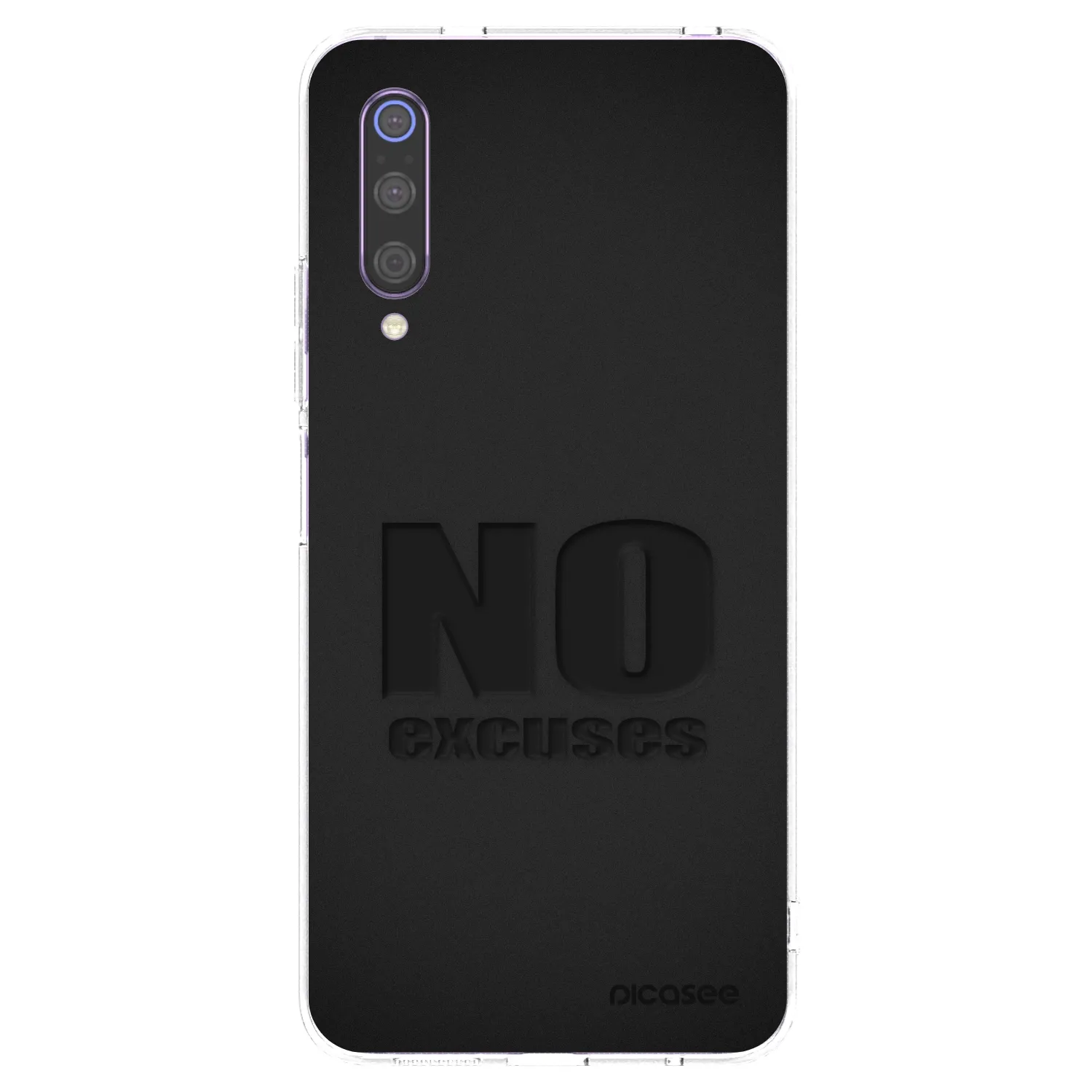Picasee silikonska prozirna maskica za Xiaomi Mi 9 - No Excuses