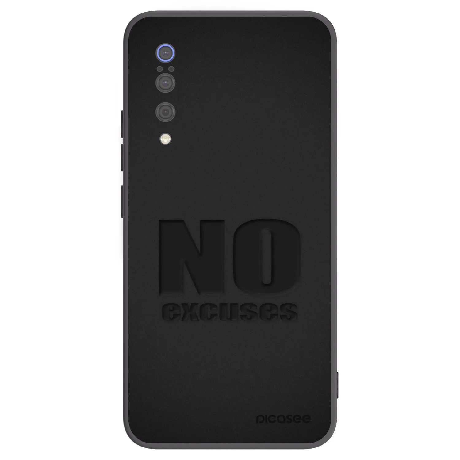 Picasee crna silikonska maskica za Xiaomi Mi 9 - No Excuses