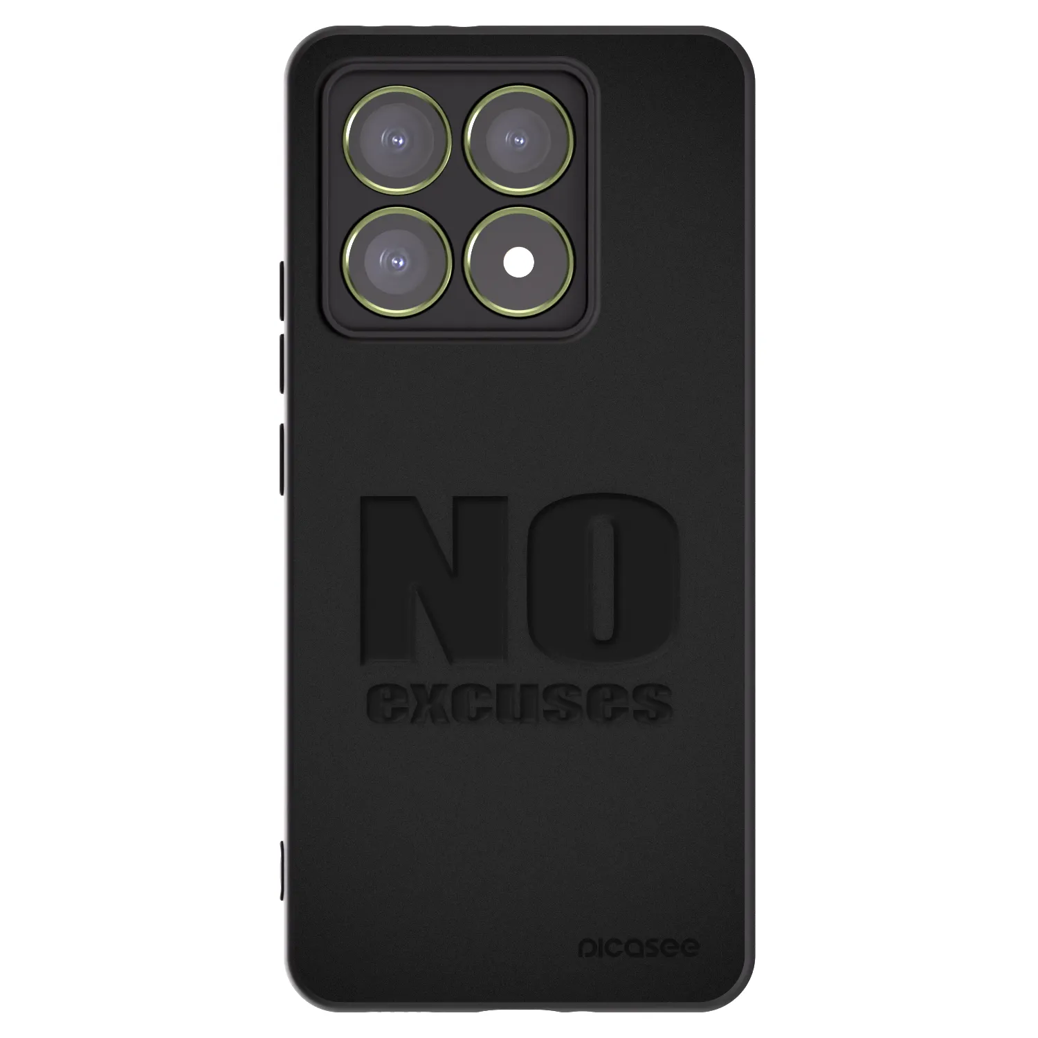 Picasee crna silikonska maskica za Xiaomi 14T - No Excuses