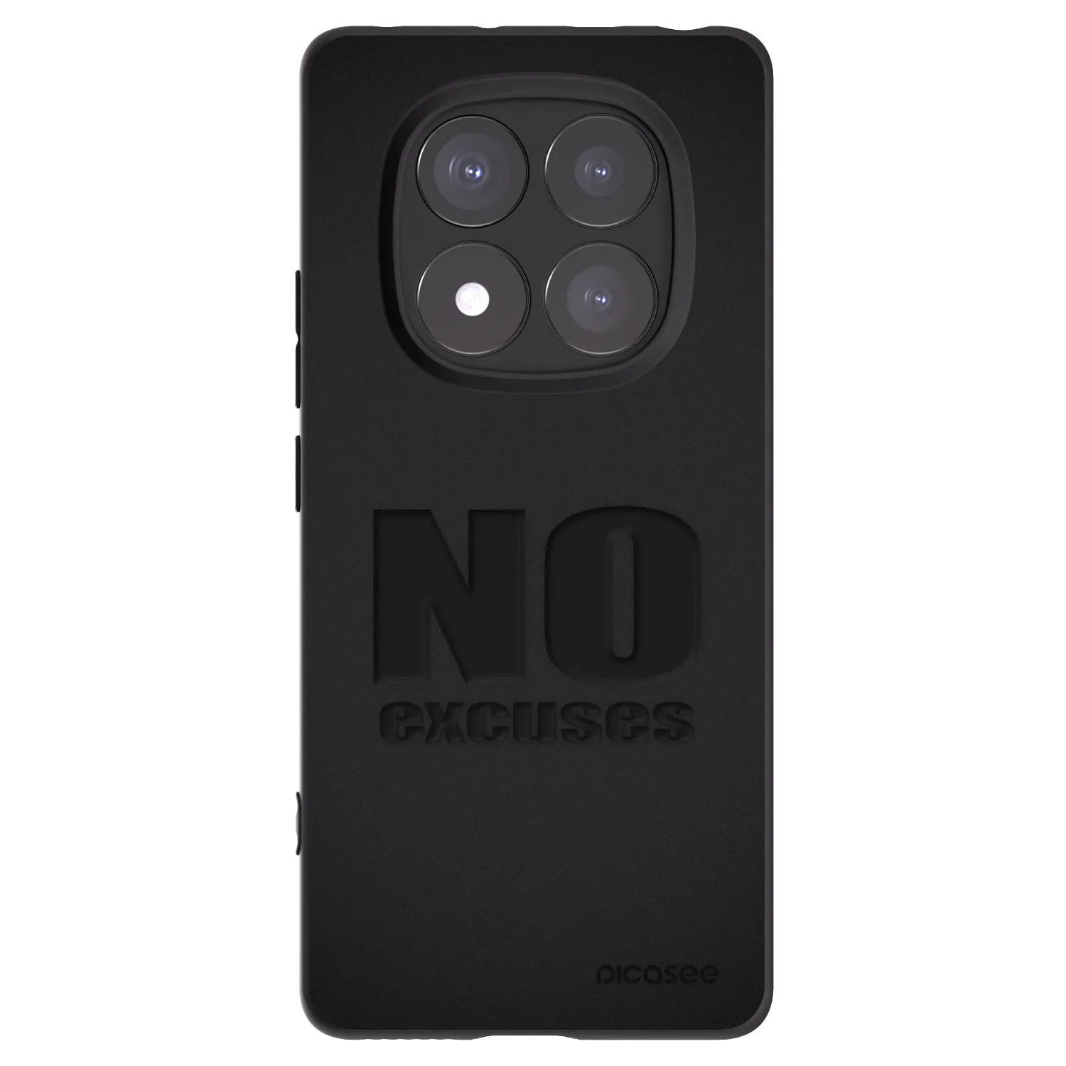 Picasee crna silikonska maskica za Xiaomi Redmi Note 14 Pro 5G - No Excuses
