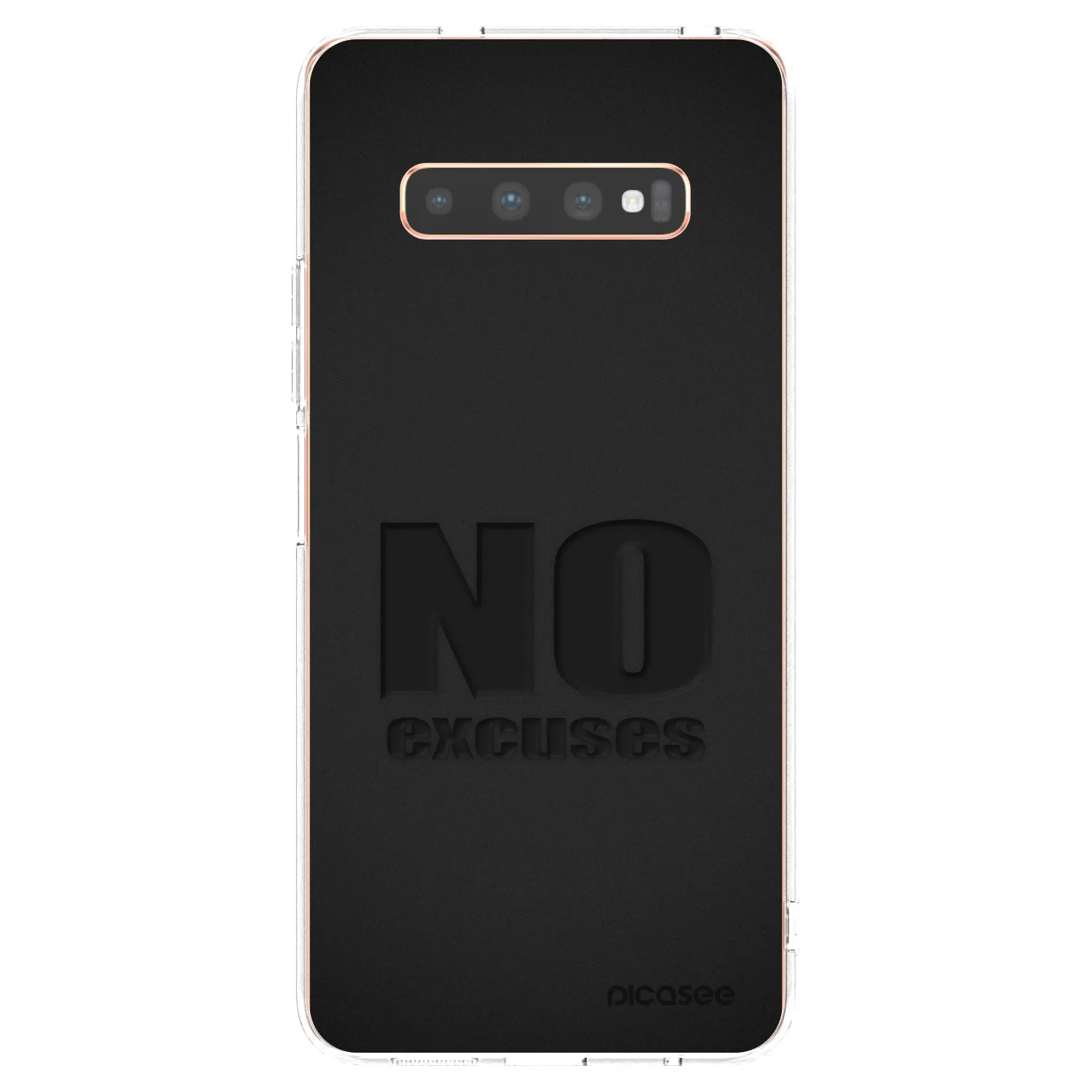 Picasee silikonska prozirna maskica za Samsung Galaxy S10 Plus G975 - No Excuses