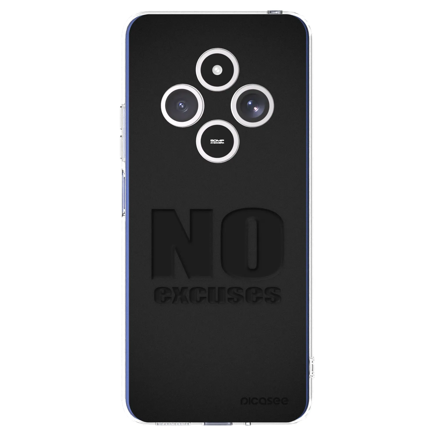 Picasee silikonska prozirna maskica za Xiaomi Redmi 14C - No Excuses