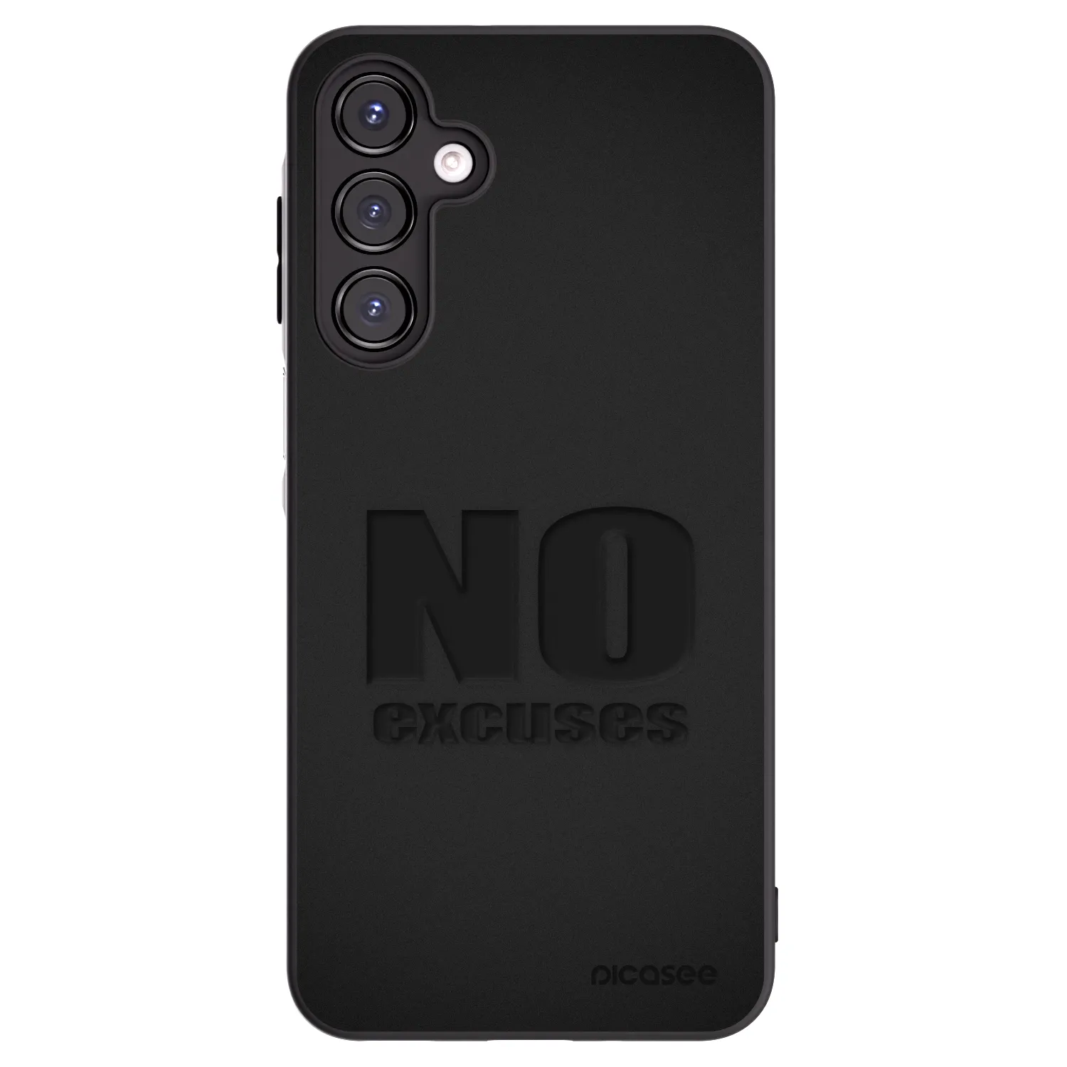 Picasee crna silikonska maskica za Samsung Galaxy A16 5G - No Excuses
