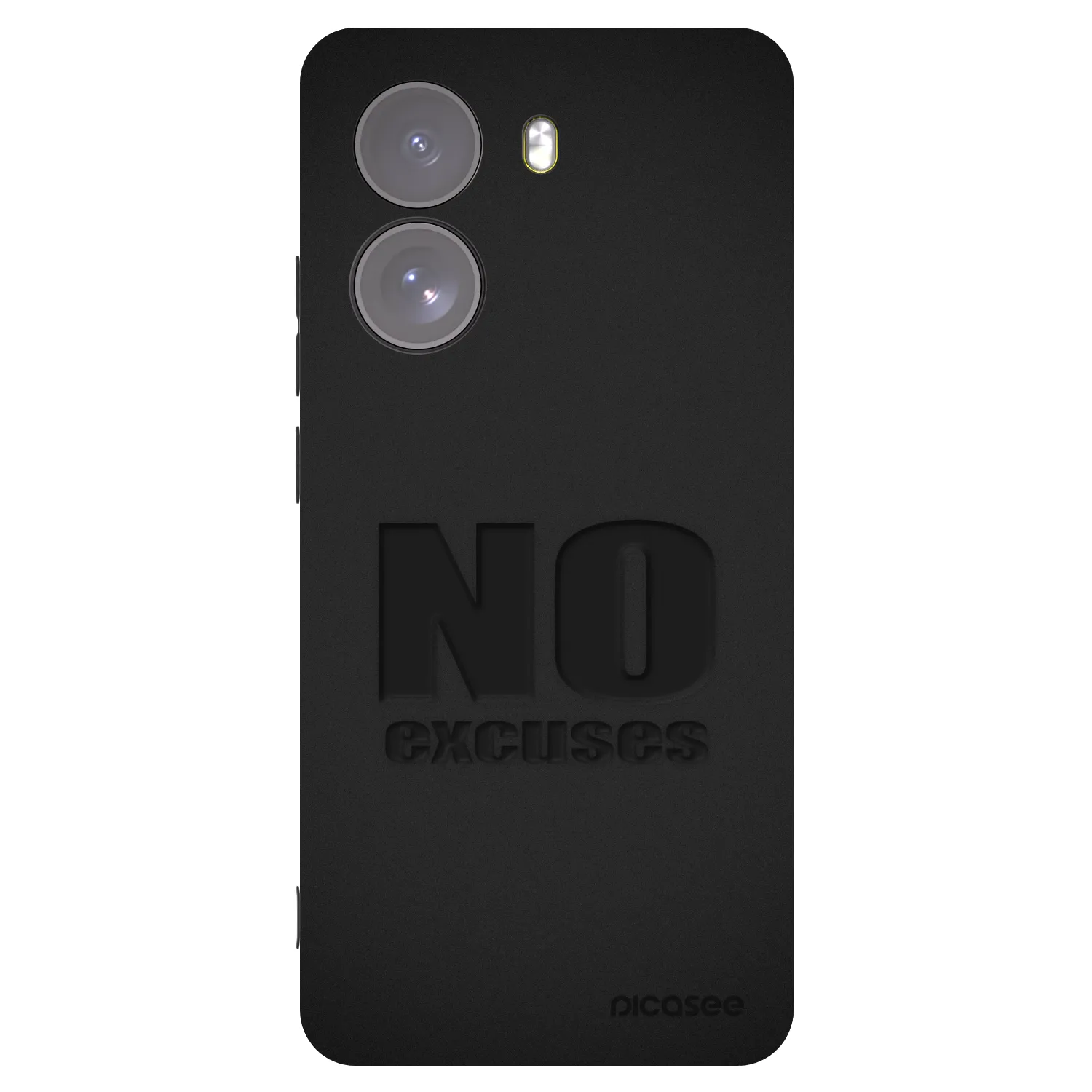 Picasee crna silikonska maskica za Xiaomi Poco X7 - No Excuses