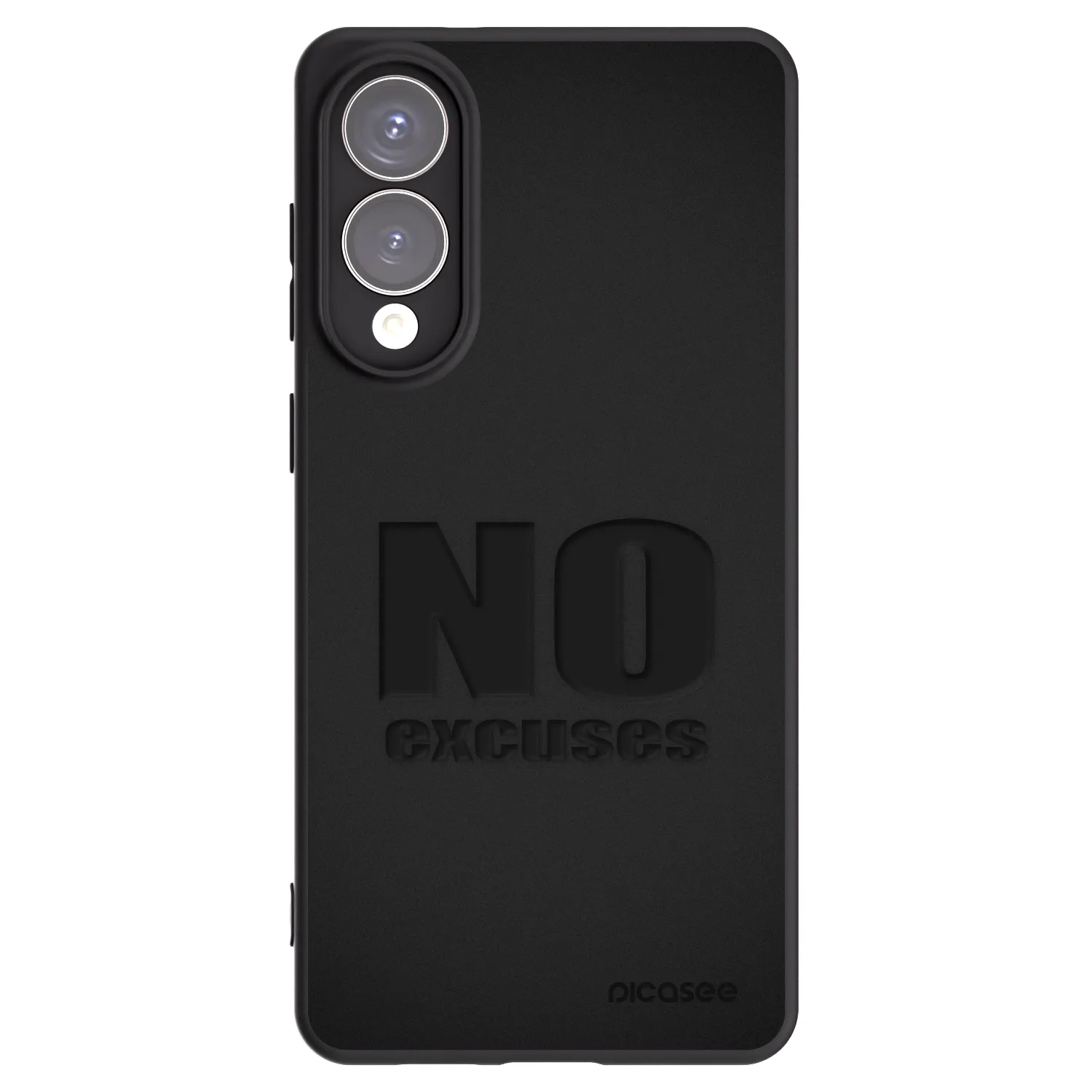 Crna silikonska maskica za Samsung Galaxy S25 Edge 5G - No Excuses
