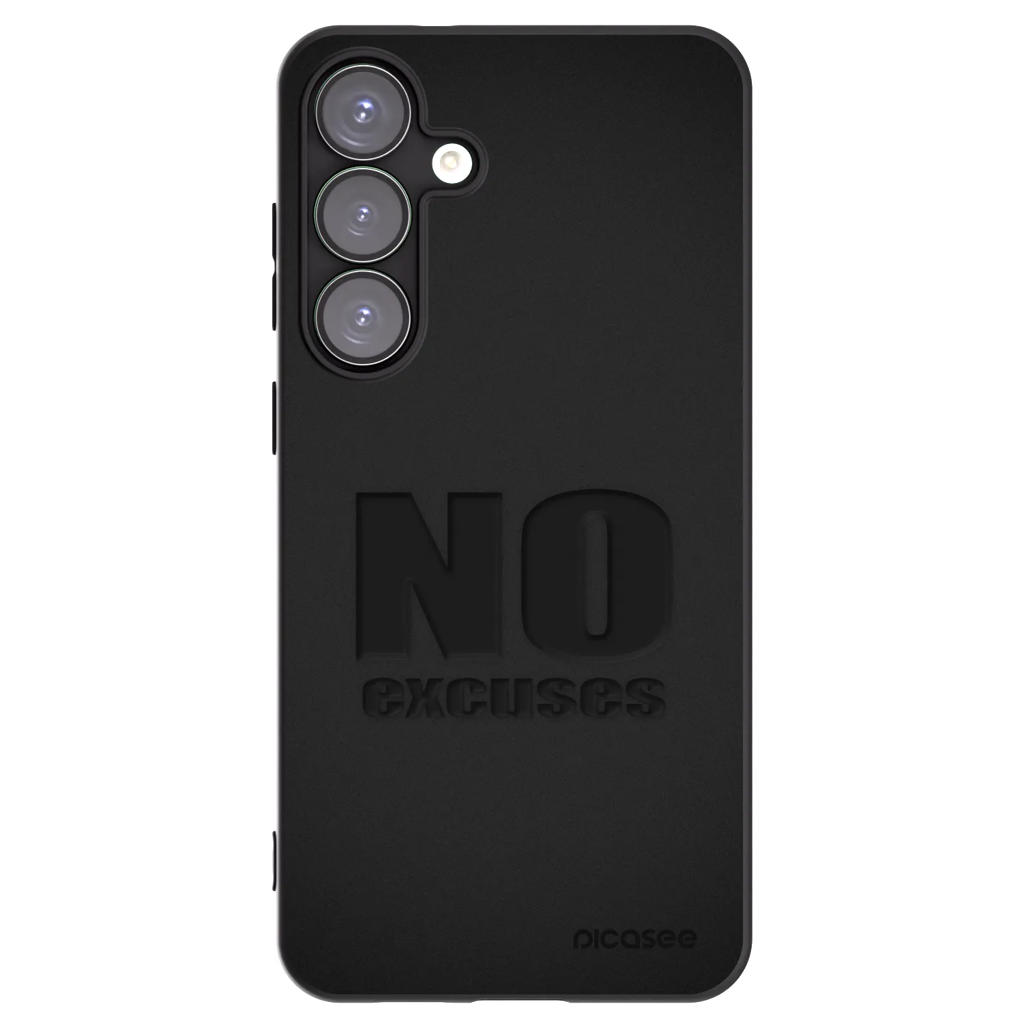 Picasee crna silikonska maskica za Samsung Galaxy S25+ 5G - No Excuses