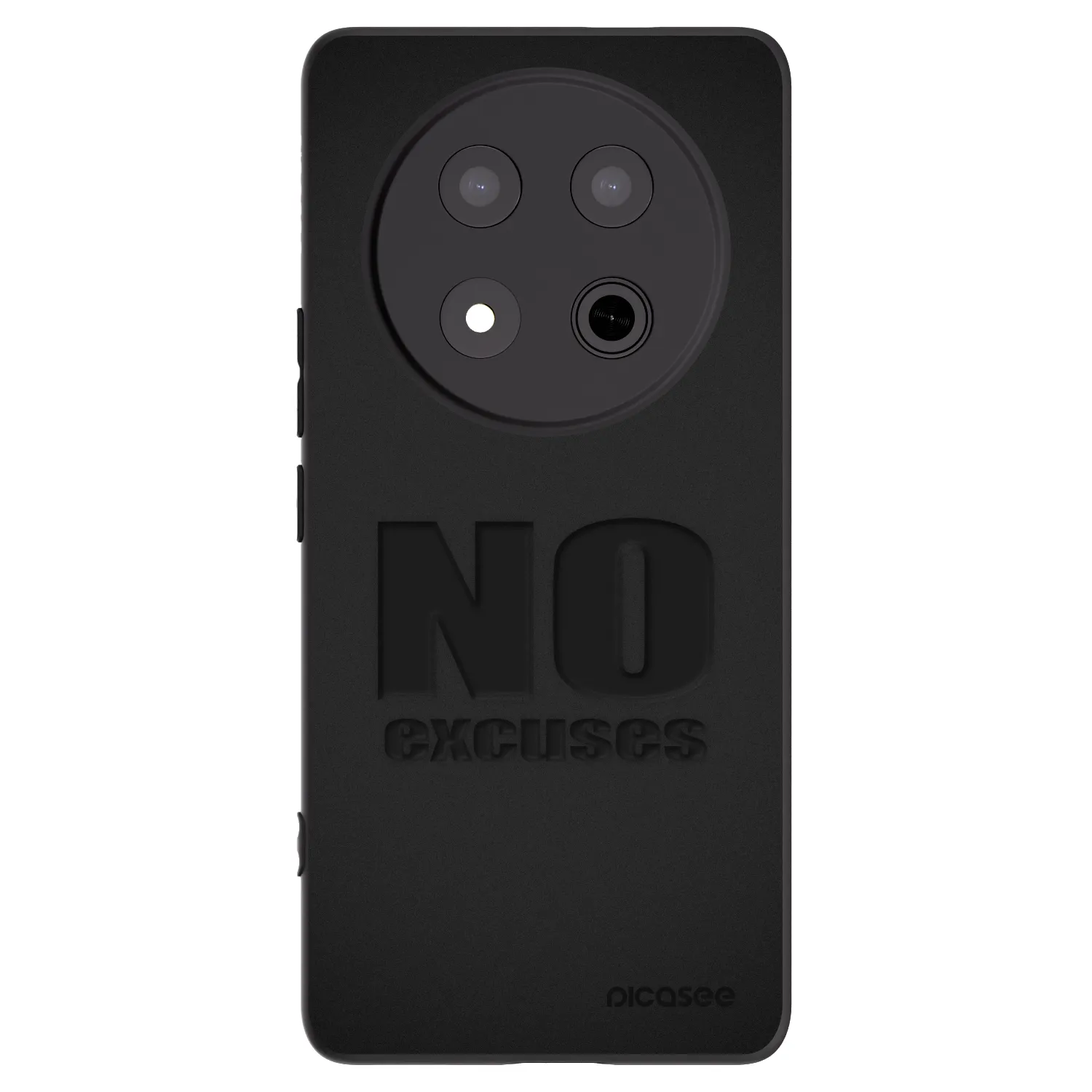 Picasee crna silikonska maskica za Honor Magic7 Lite 5G - No Excuses