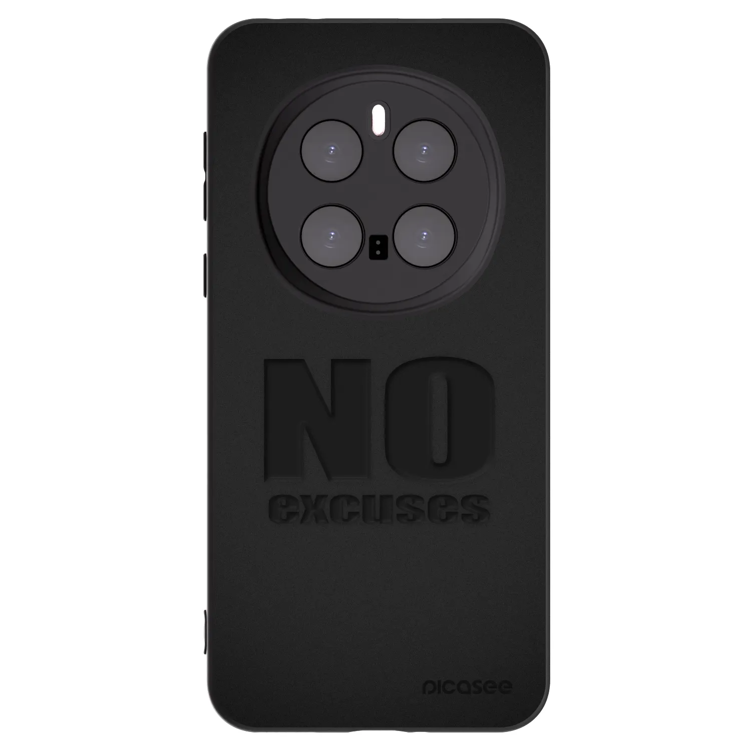 Picasee crna silikonska maskica za Honor Magic7 Pro 5G - No Excuses