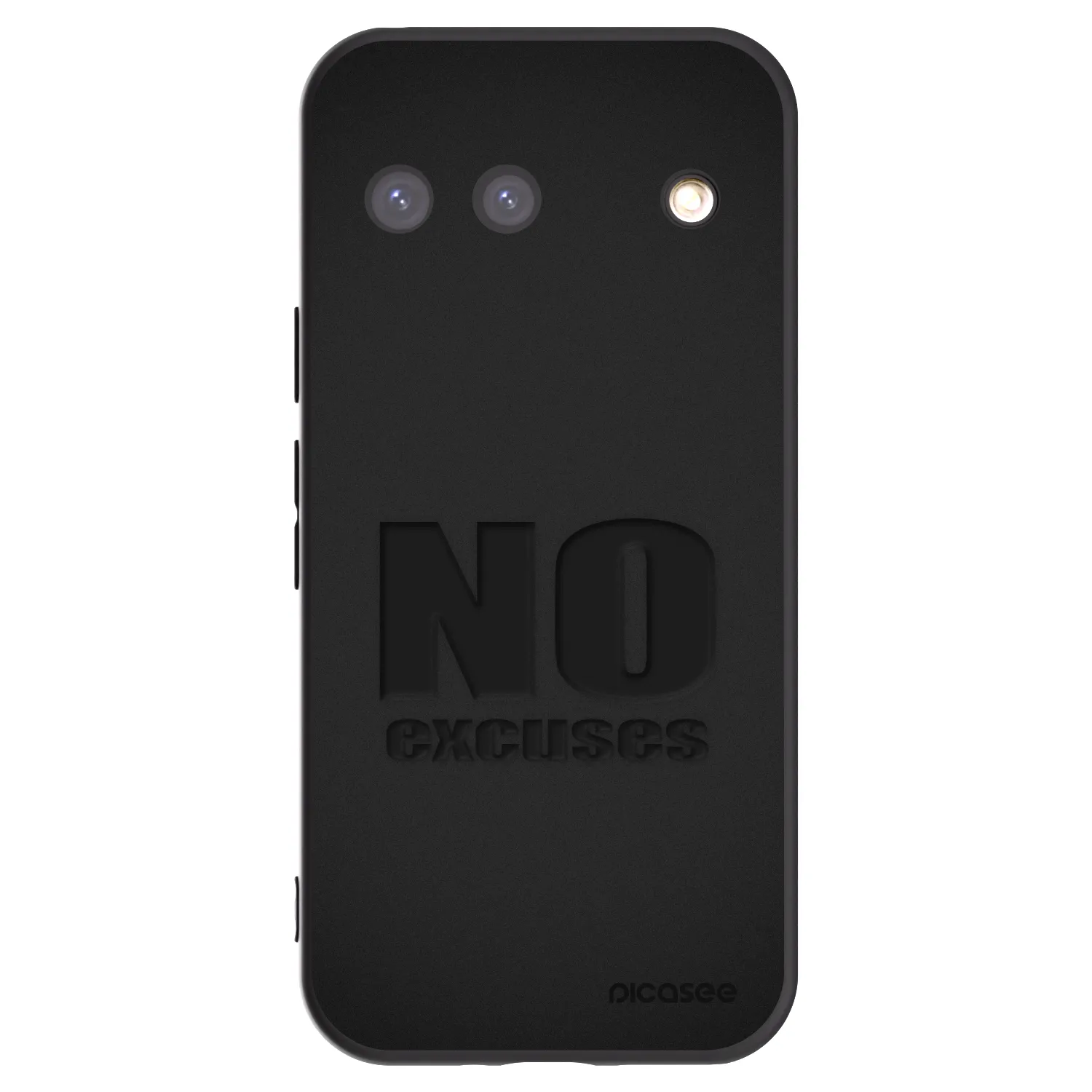 Picasee crna silikonska maskica za Google Pixel 9 - No Excuses