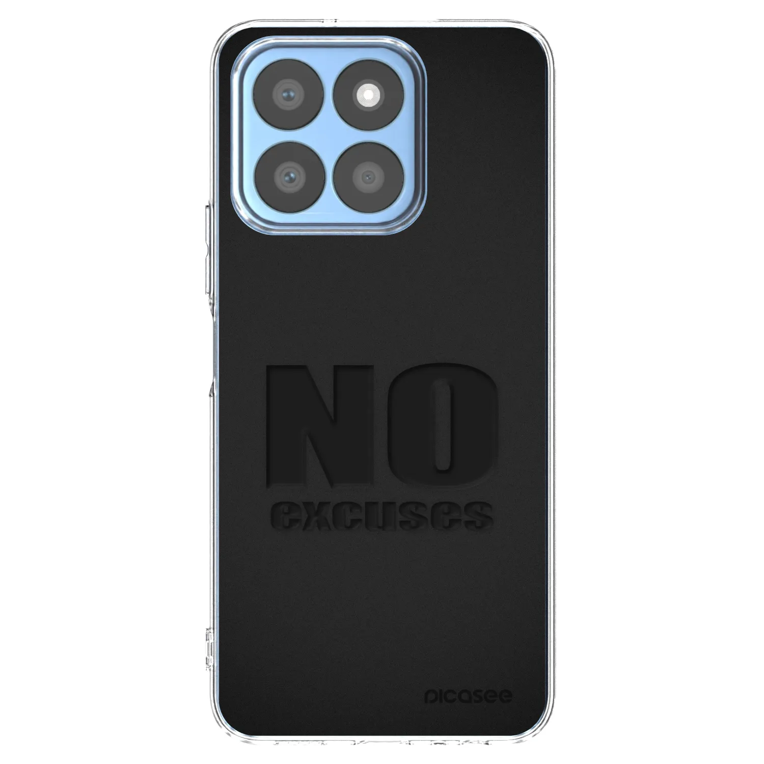 Picasee silikonska prozirna maskica za Honor X8c - No Excuses