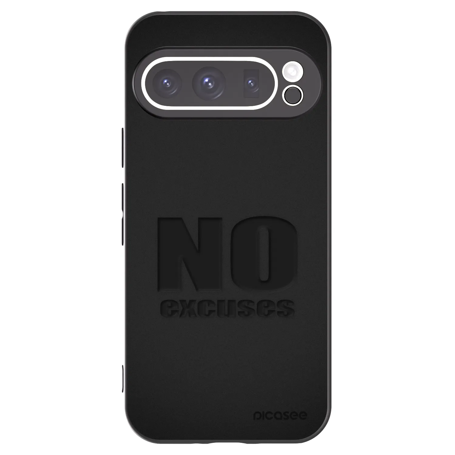 Picasee crna silikonska maskica za Google Pixel 9 Pro - No Excuses