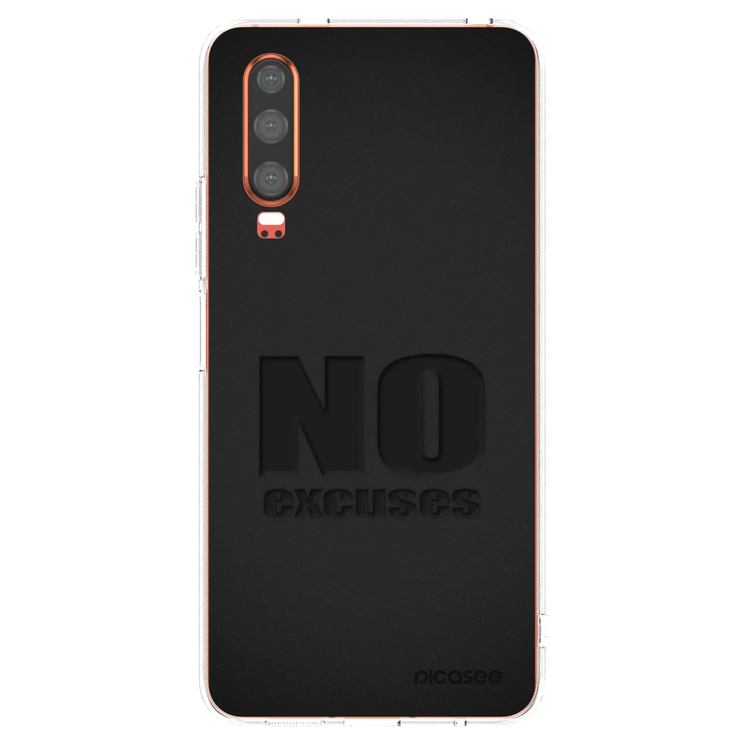 Picasee silikonska prozirna maskica za Huawei P30 - No Excuses