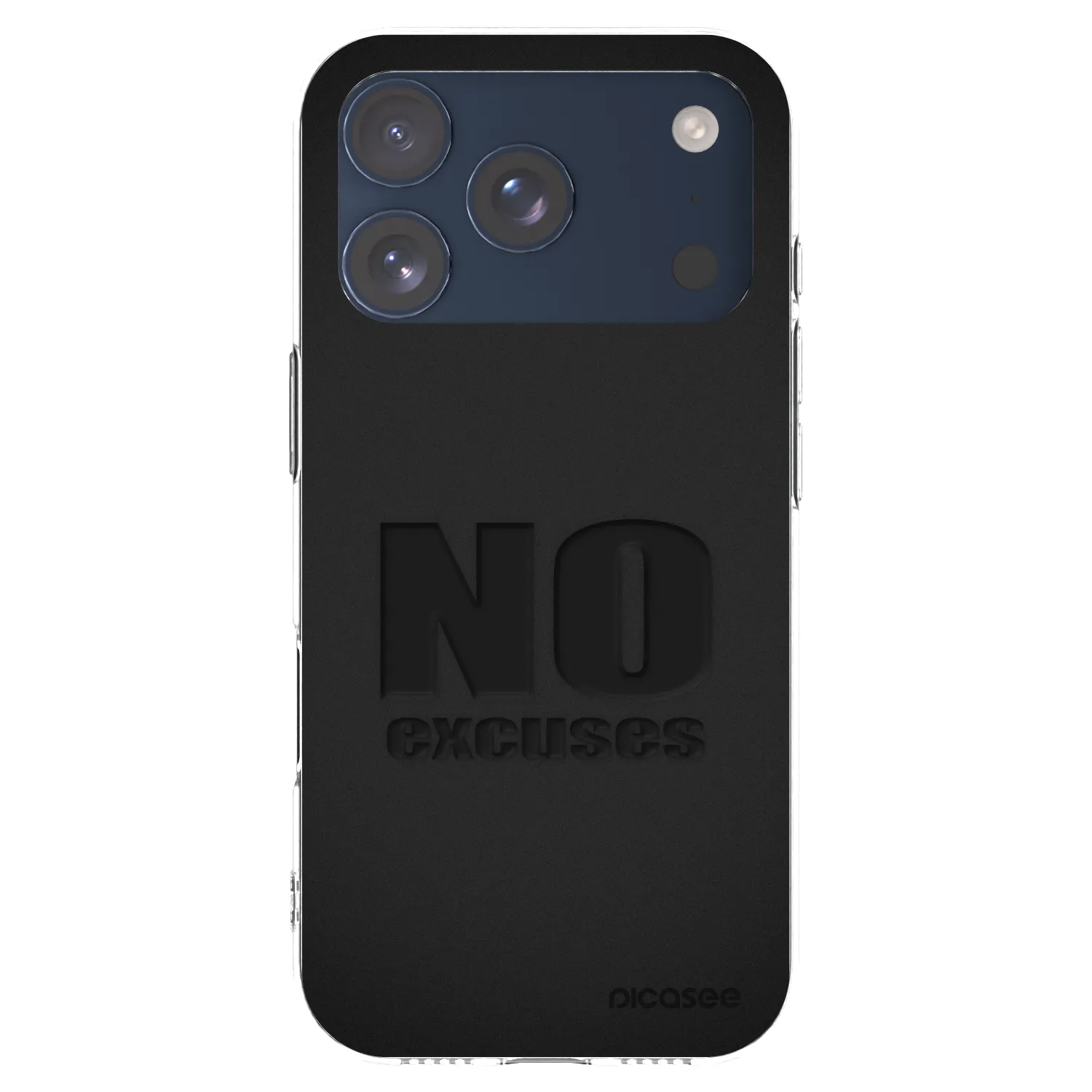Picasee silikonska prozirna maskica za Apple iPhone 17 Pro - No Excuses