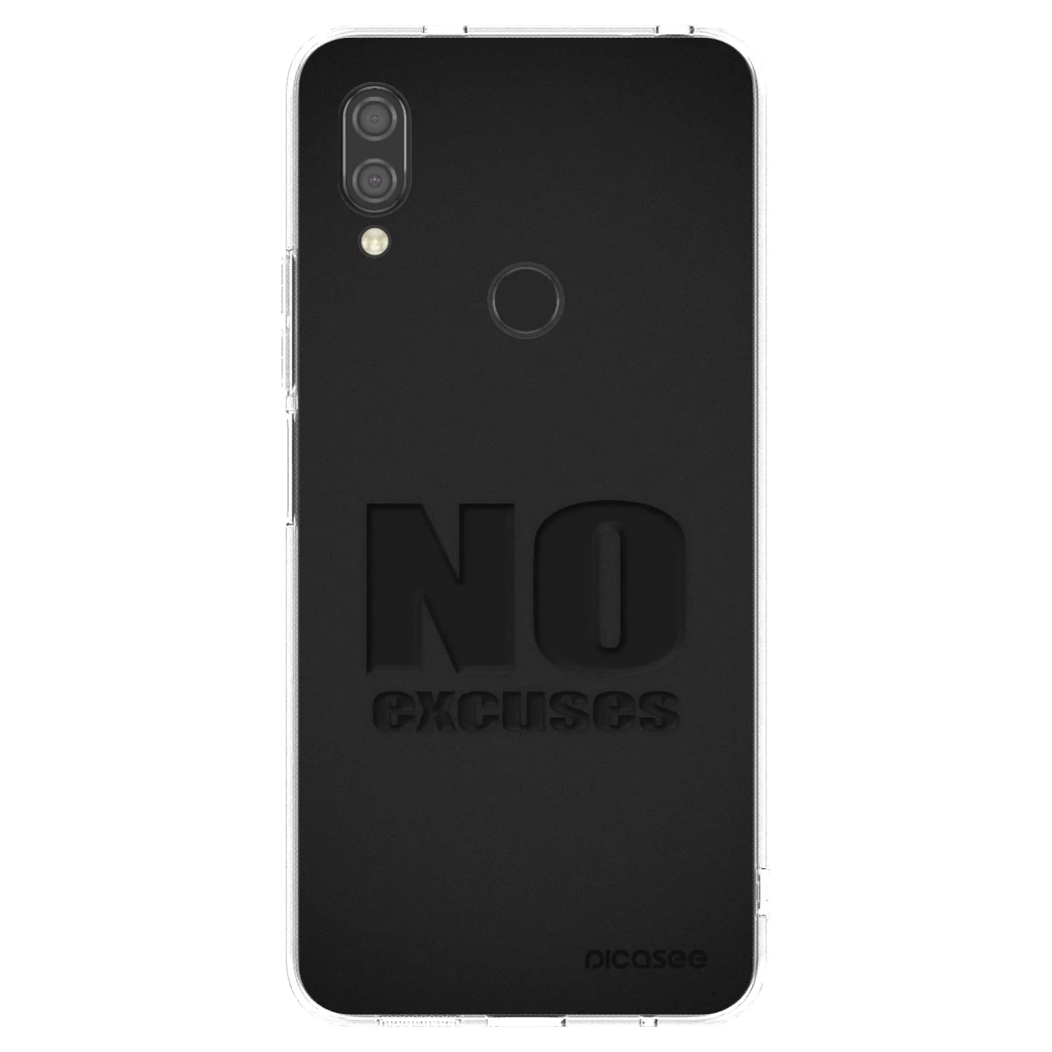 Picasee silikonska prozirna maskica za Xiaomi Redmi 7 - No Excuses