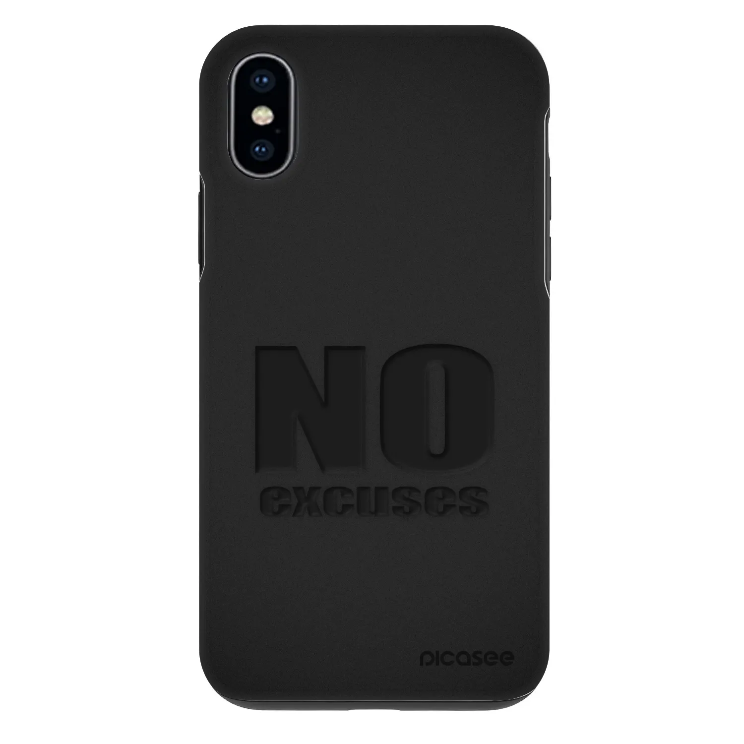 Picasee Fashion Case za Apple iPhone X/XS - No Excuses