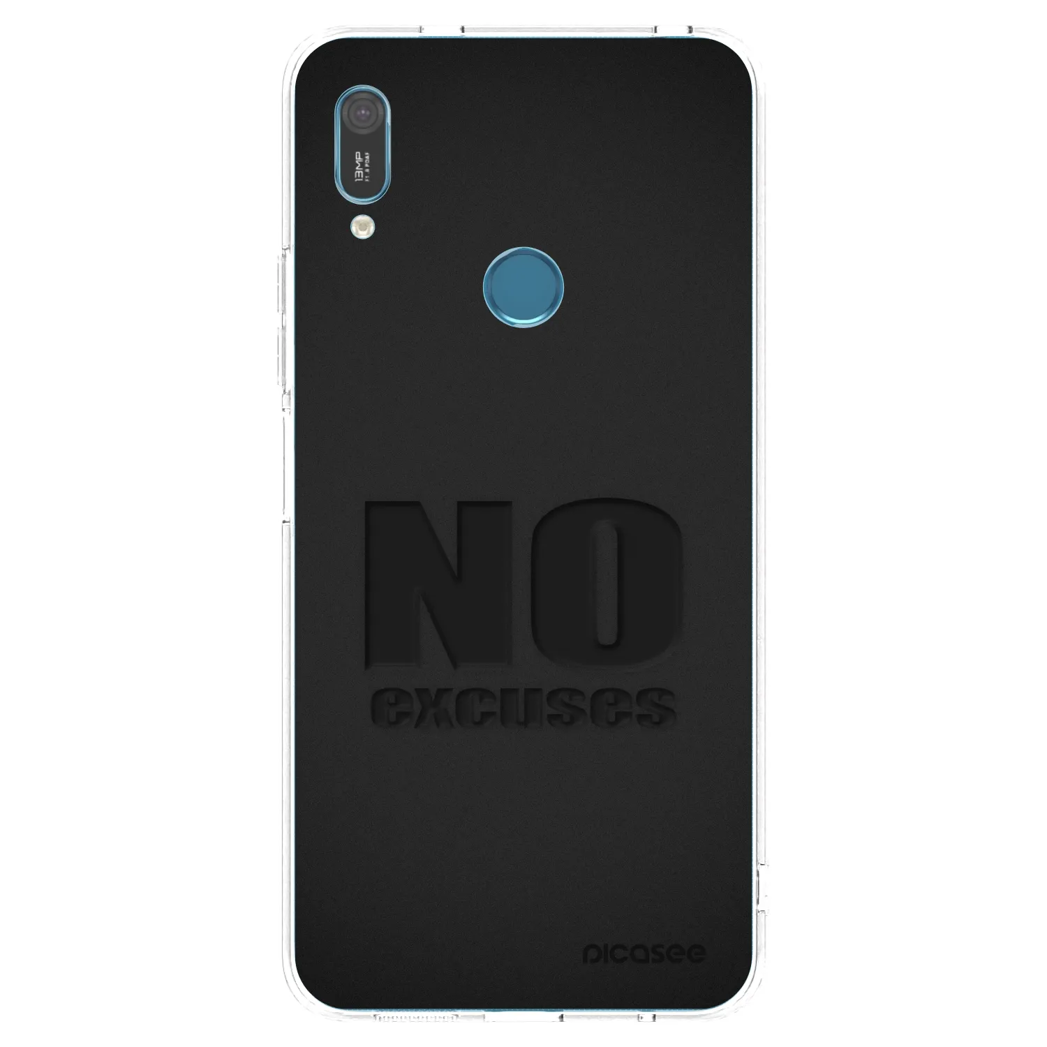 Picasee silikonska prozirna maskica za Huawei Y6 2019 - No Excuses