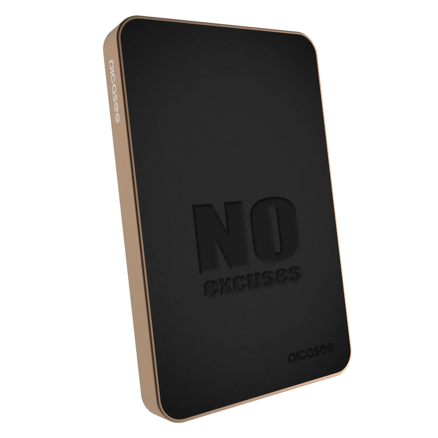 Picasee Prijenosni punjač s MagSafe 5 000 mAh Zlatni - No Excuses