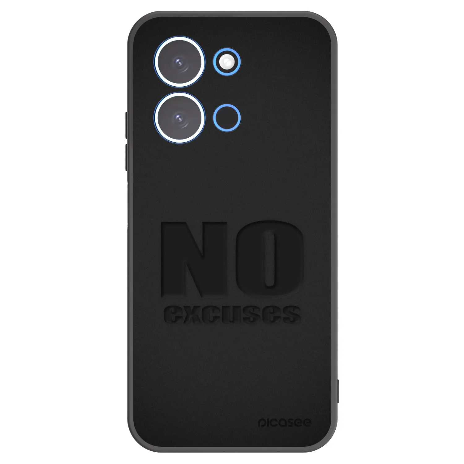 Picasee crna silikonska maskica za Xiaomi Redmi 15C 4G - No Excuses