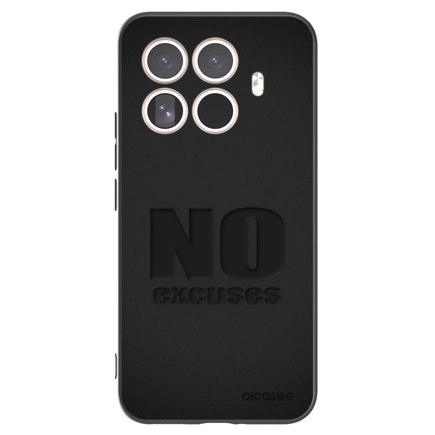 Picasee crna silikonska maskica za Xiaomi 15T Pro - No Excuses