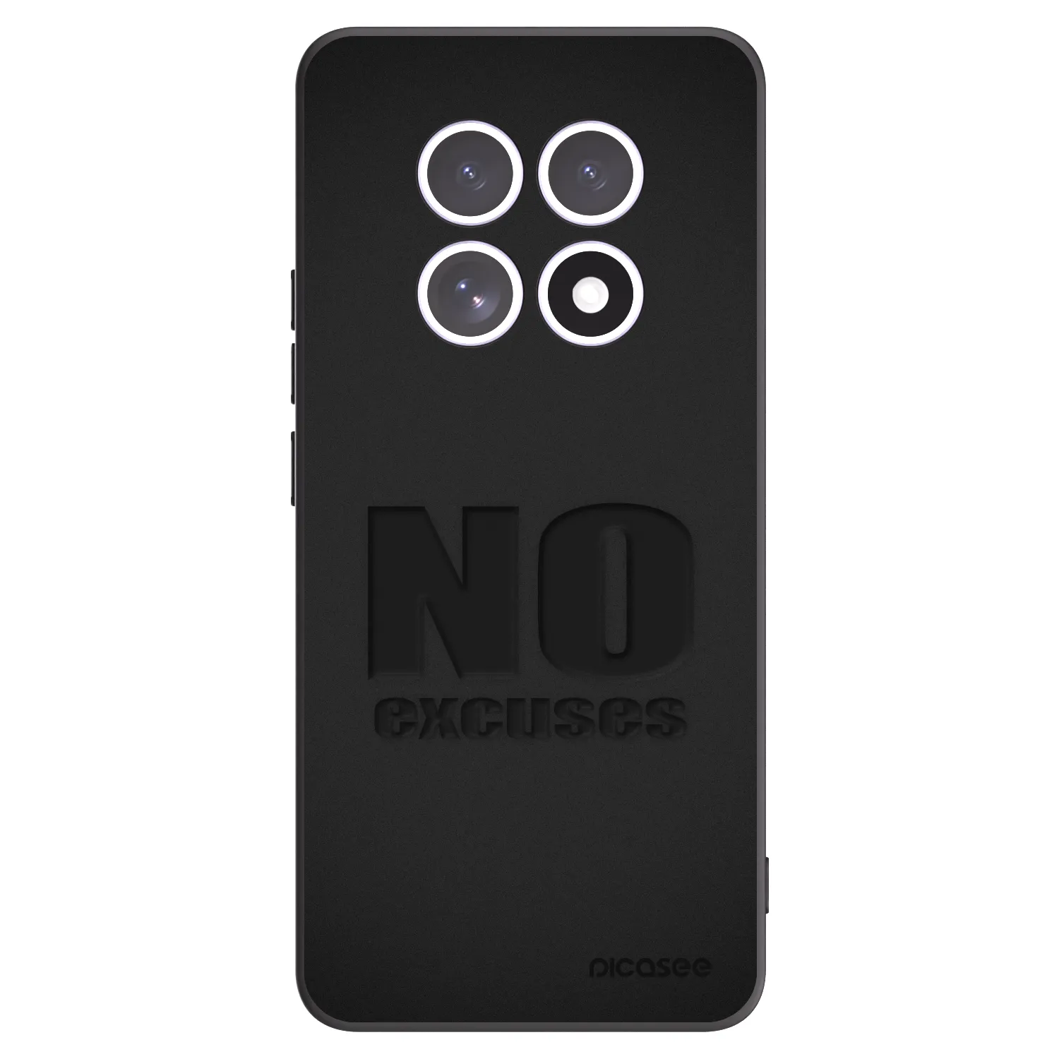 Picasee crna silikonska maskica za Xiaomi Redmi Note 15 4G - No Excuses