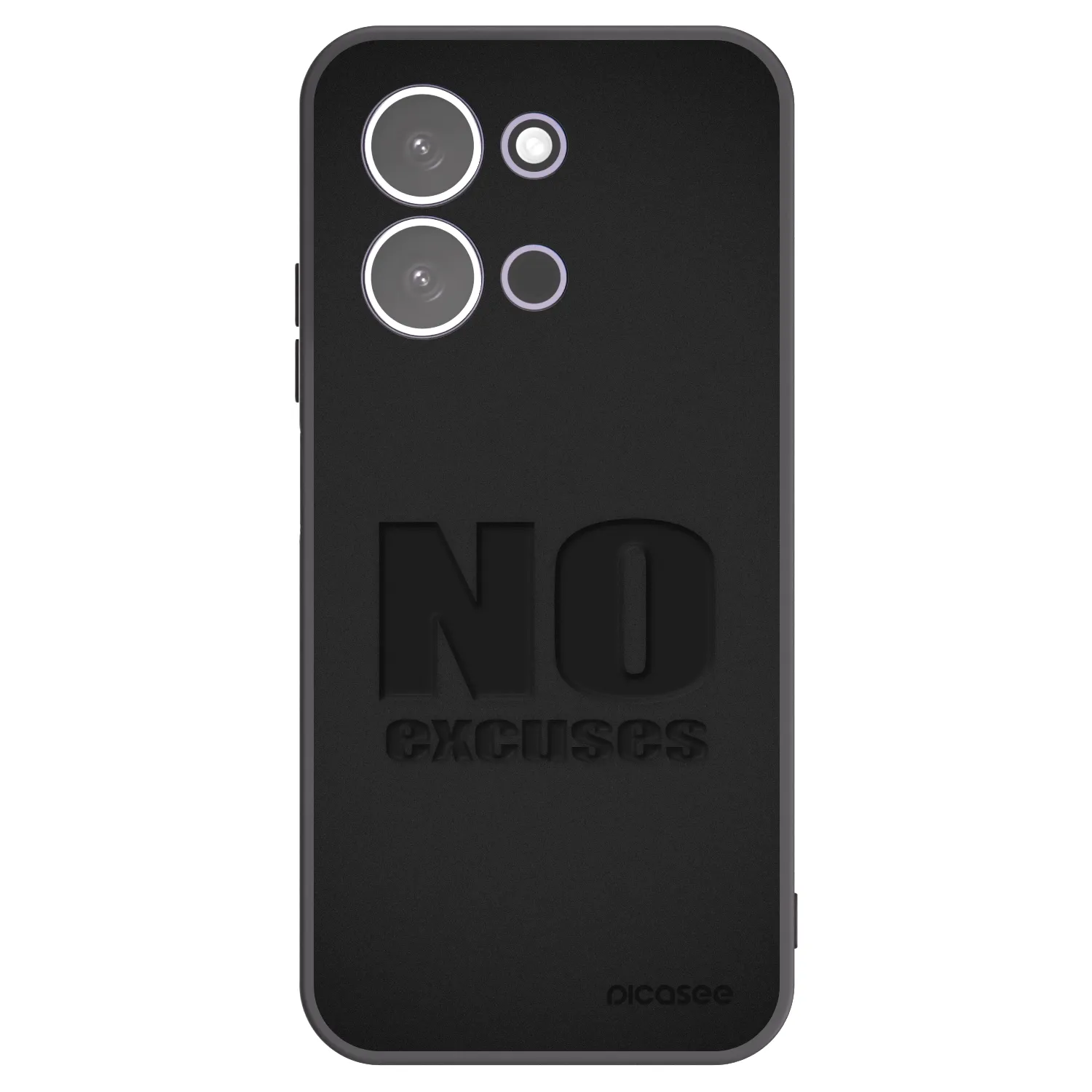 Picasee crna silikonska maskica za Xiaomi Redmi 15C 5G - No Excuses