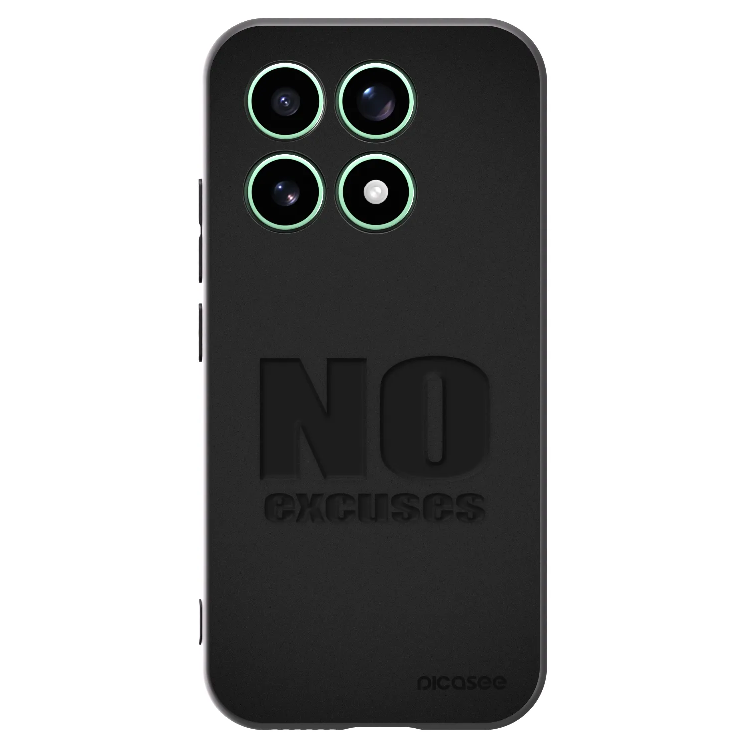 Picasee crna silikonska maskica za Xiaomi 17 - No Excuses