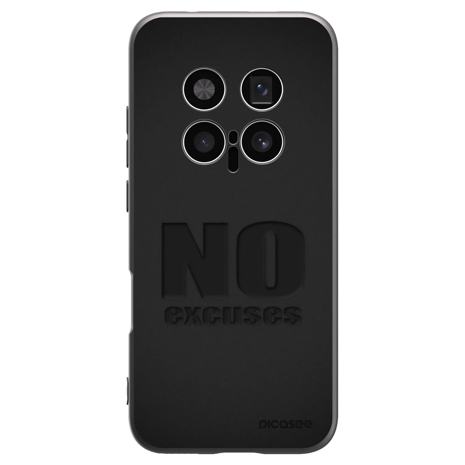 Picasee crna silikonska maskica za Honor Magic8 Pro 5G - No Excuses