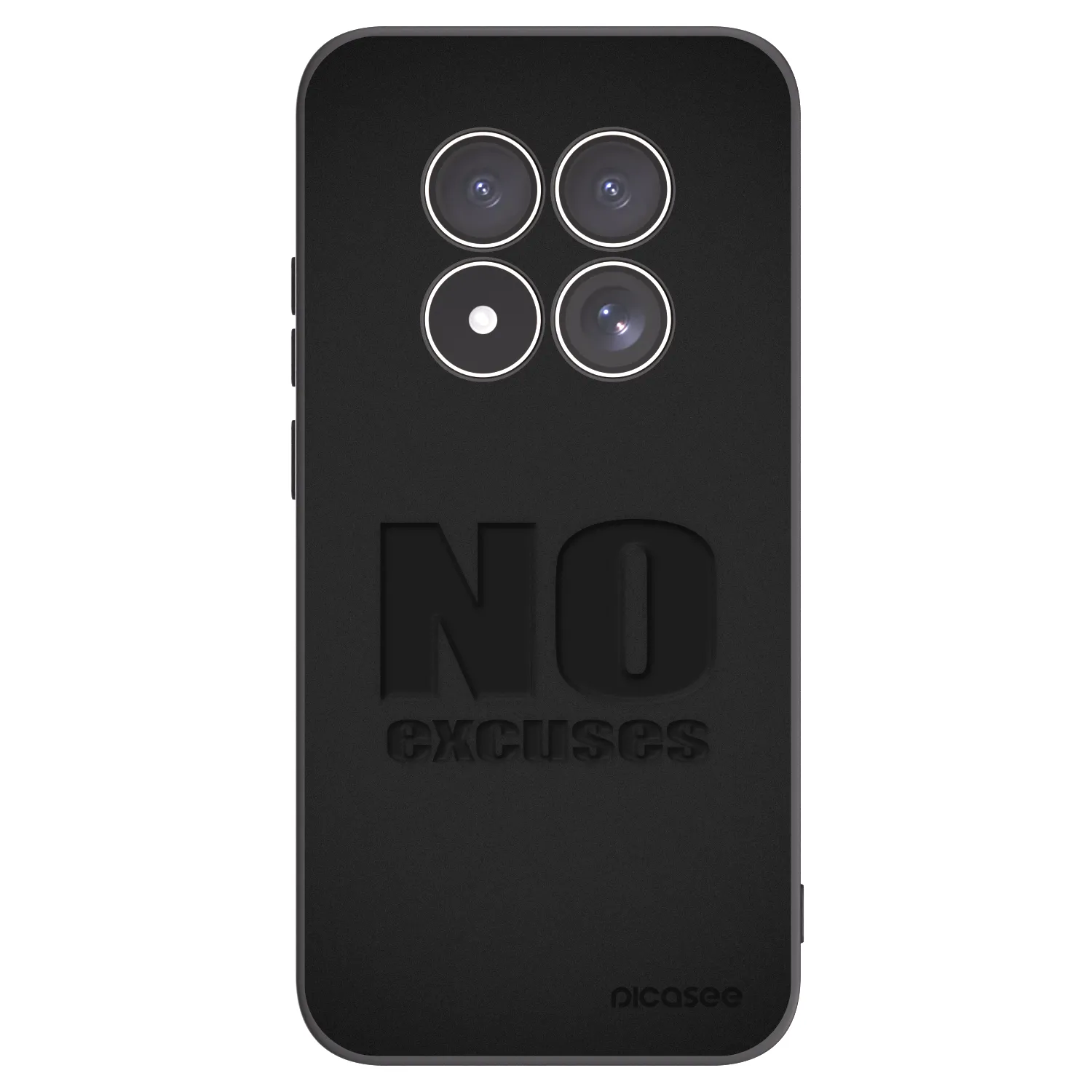 Picasee crna silikonska maskica za Xiaomi Redmi Note 15 Pro 5G - No Excuses
