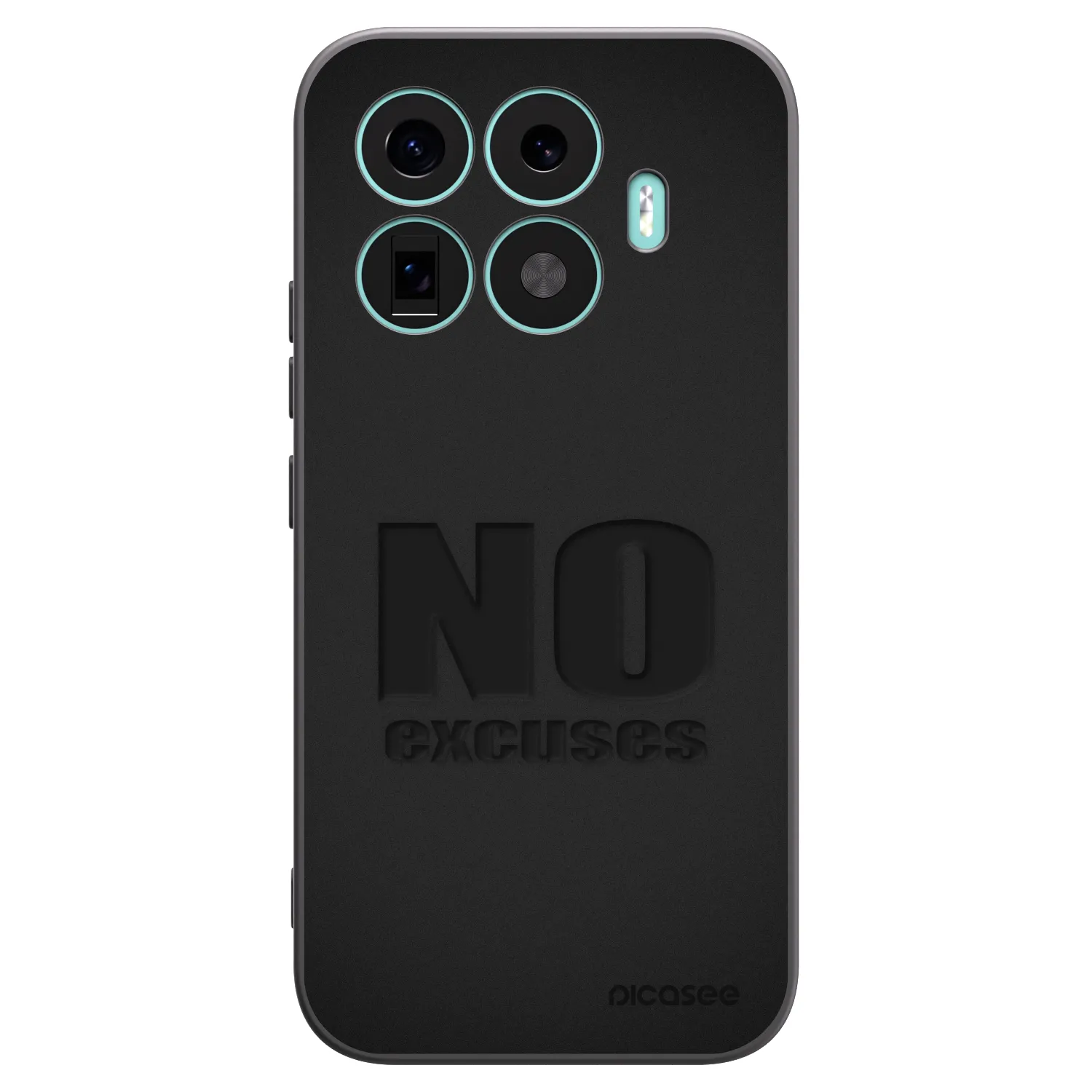 Picasee crna silikonska maskica za Xiaomi 17T - No Excuses