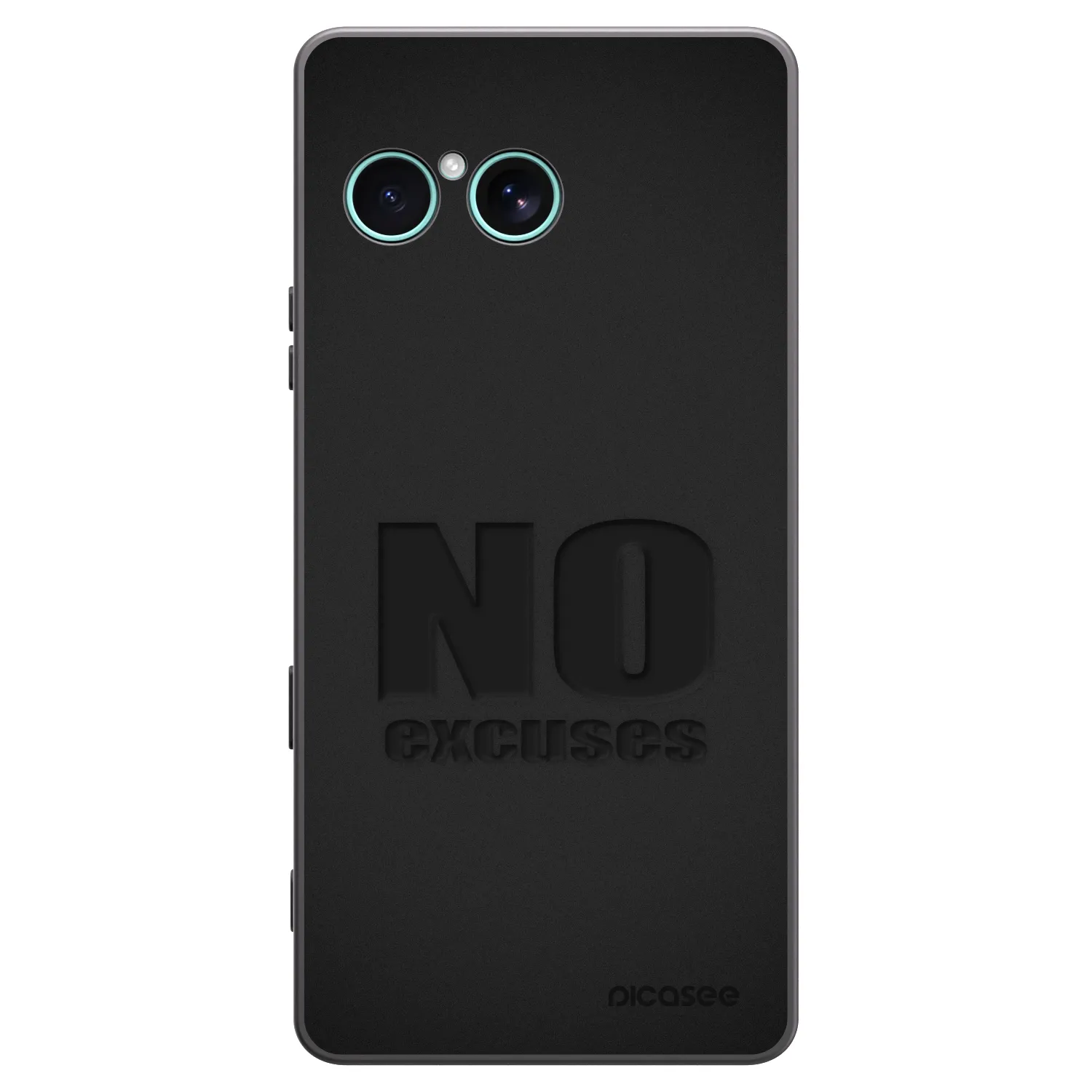 Picasee crna silikonska maskica za Sony Xperia 10 VII - No Excuses